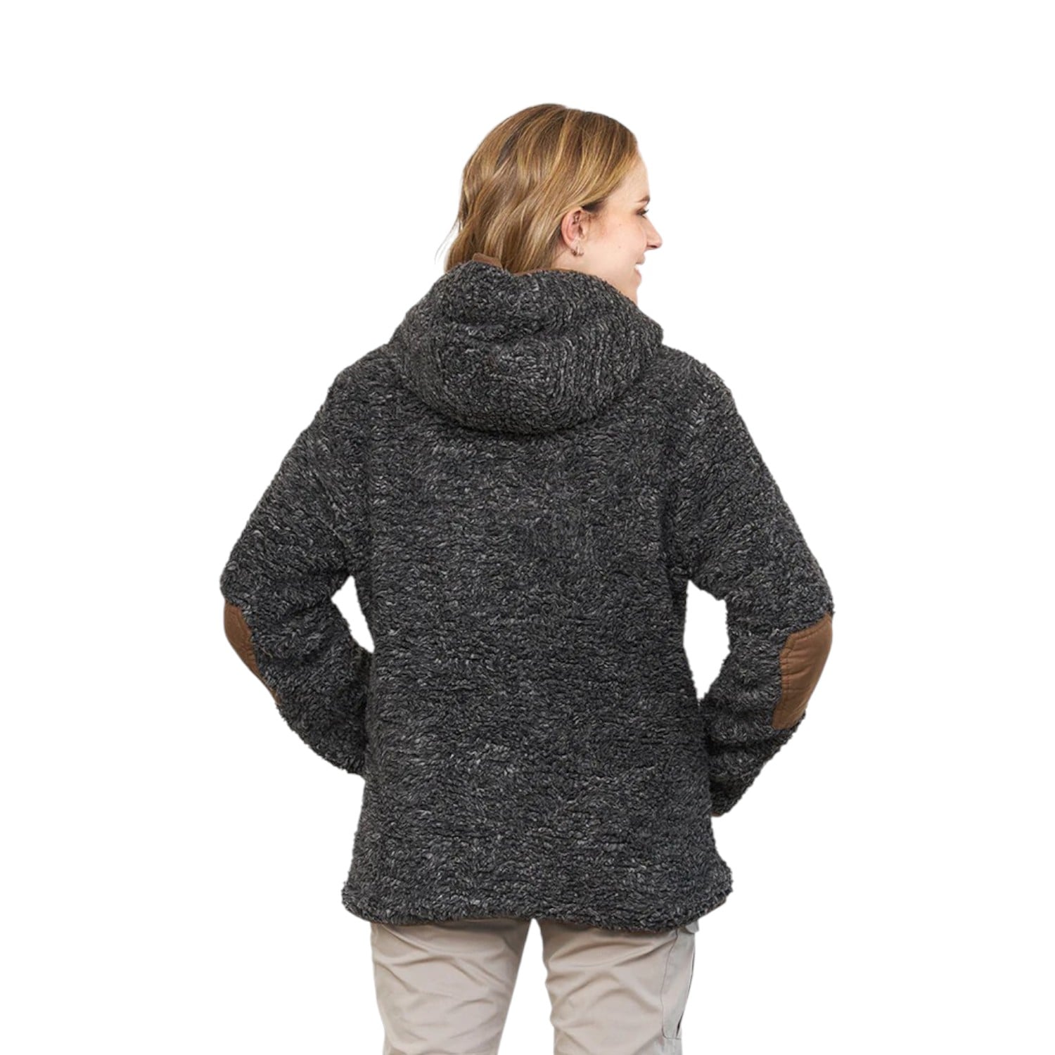 CHAQUETA CHIPORRO CLÁSICA V5 NEGRO MELANGE MUJER FALCONE - 3