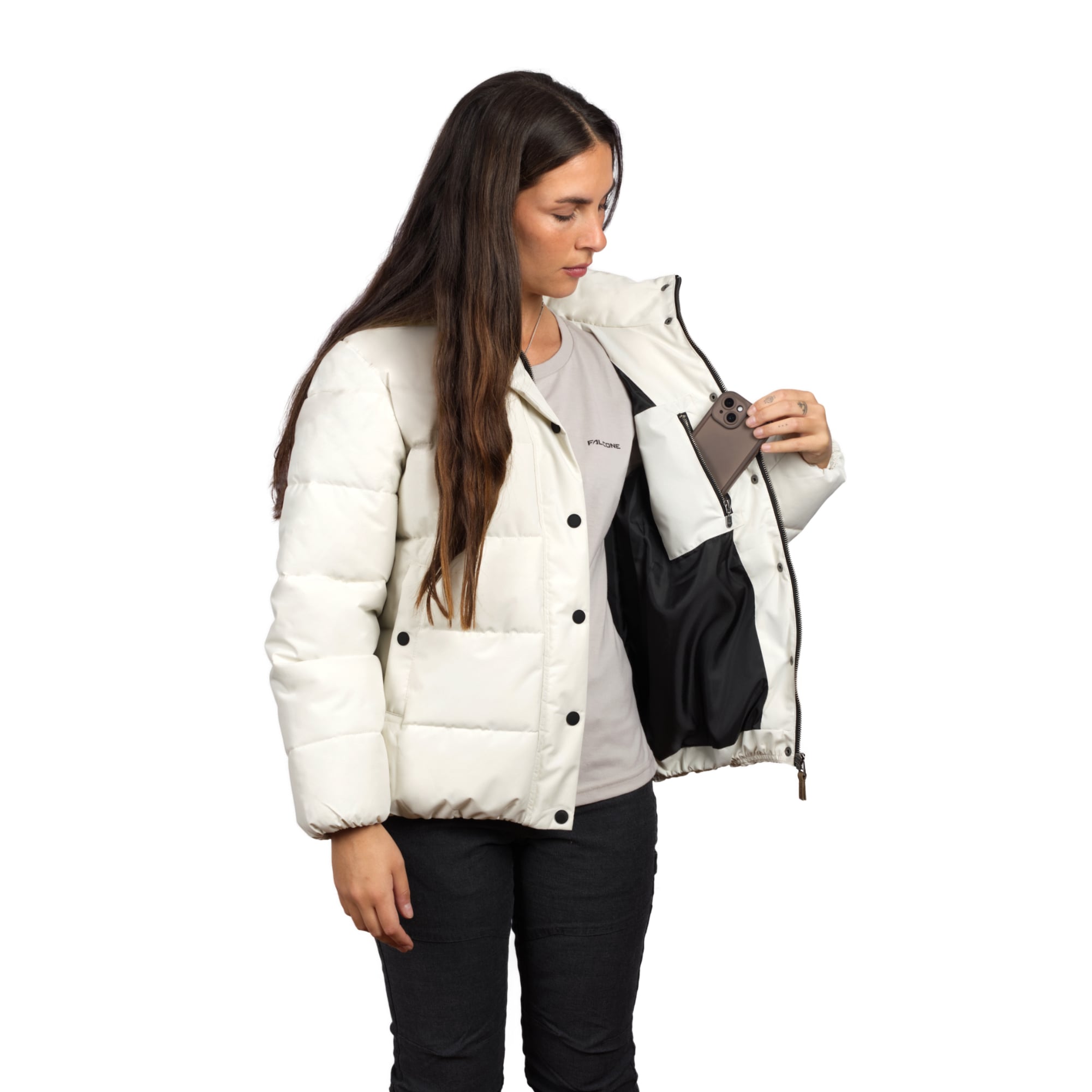 PARKA TERRALINE BEIGE MUJER FALCONE - 5
