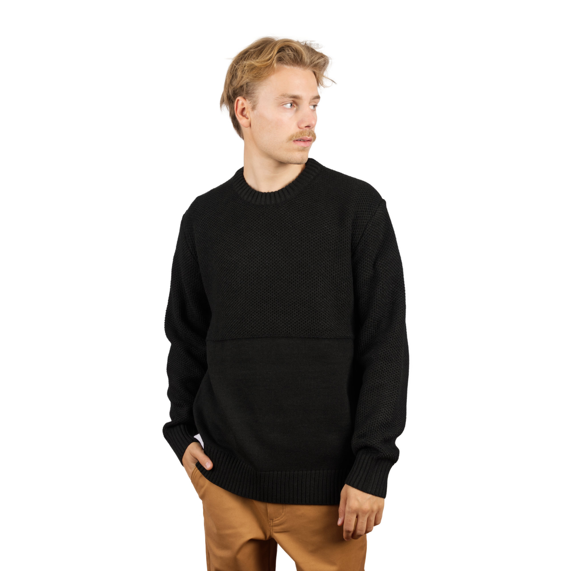 CHALECO RUSTIC NEGRO HOMBRE FALCONE - 1