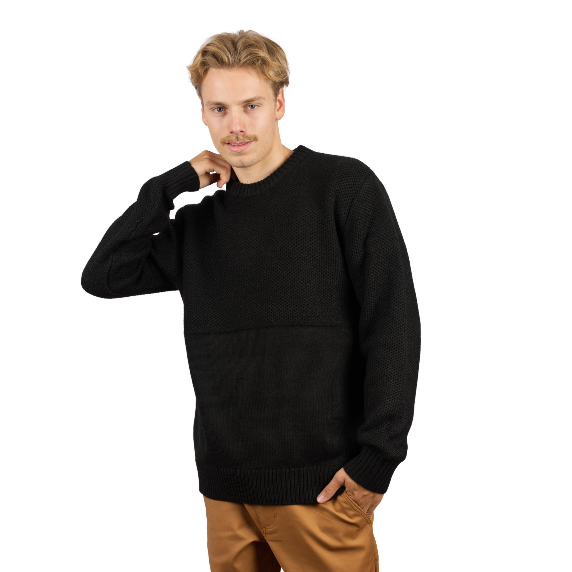 CHALECO RUSTIC NEGRO HOMBRE FALCONE - 2