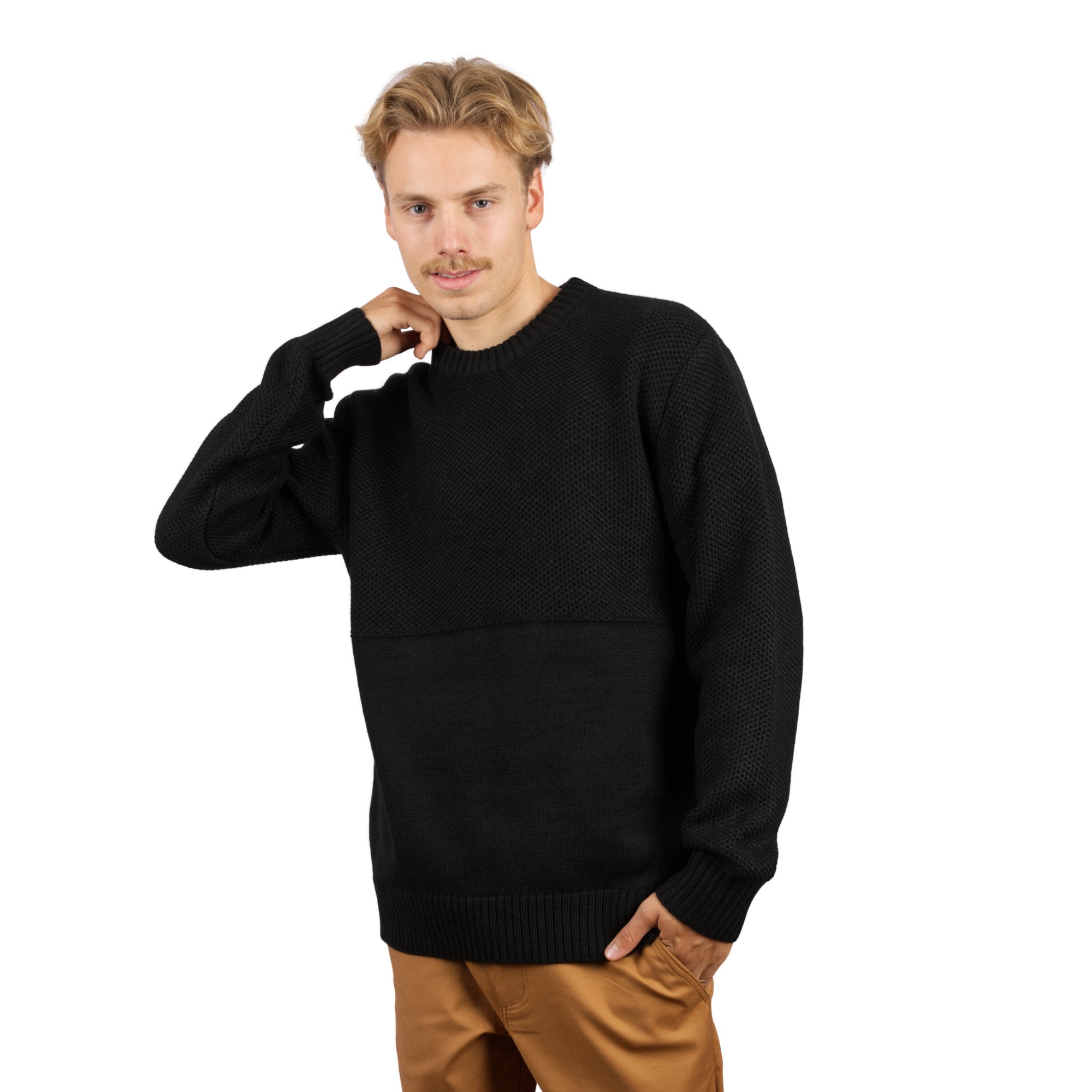 CHALECO RUSTIC NEGRO HOMBRE FALCONE - 2