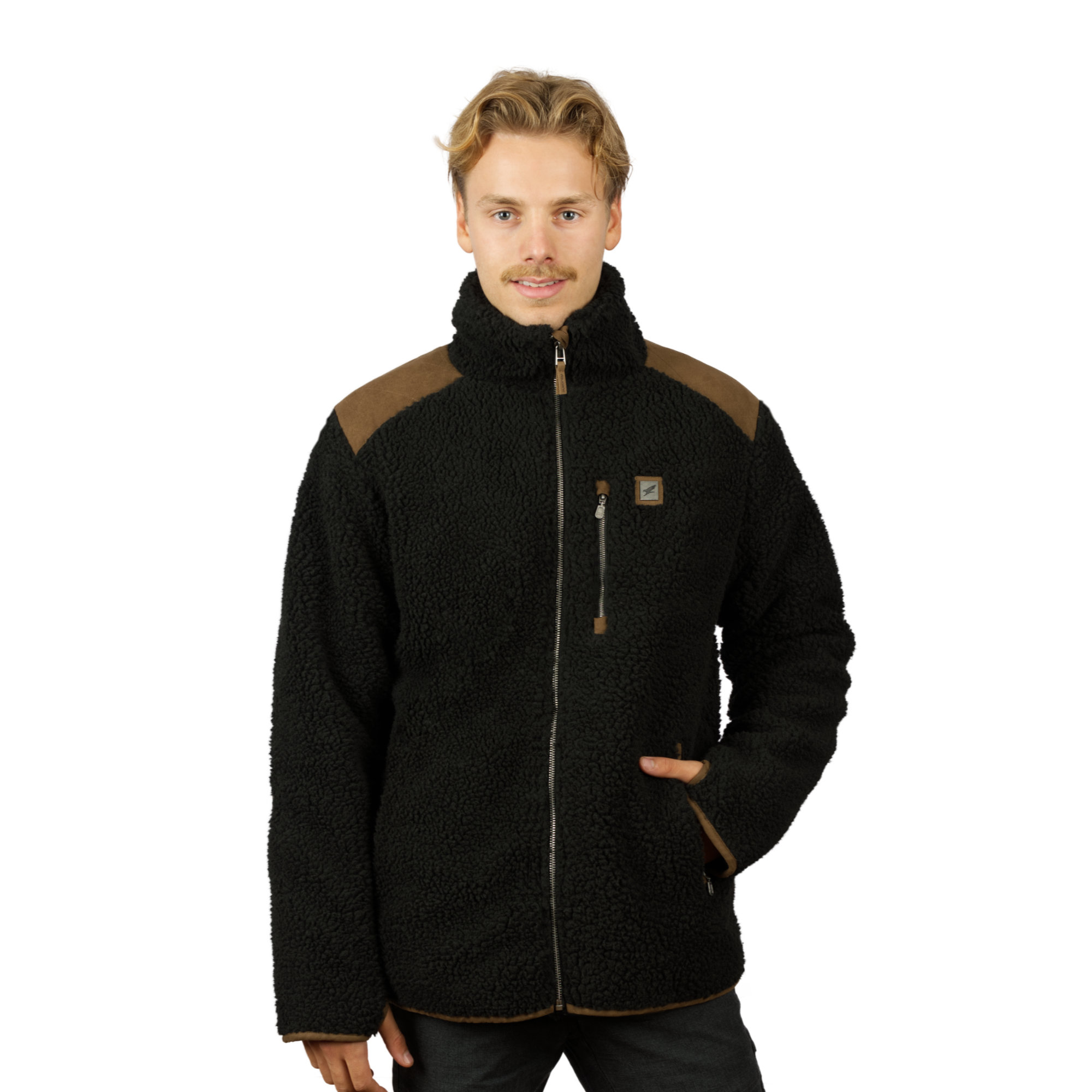 CHAQUETA CHIPORRO LODGE NEGRO HOMBRE FALCONE - 1