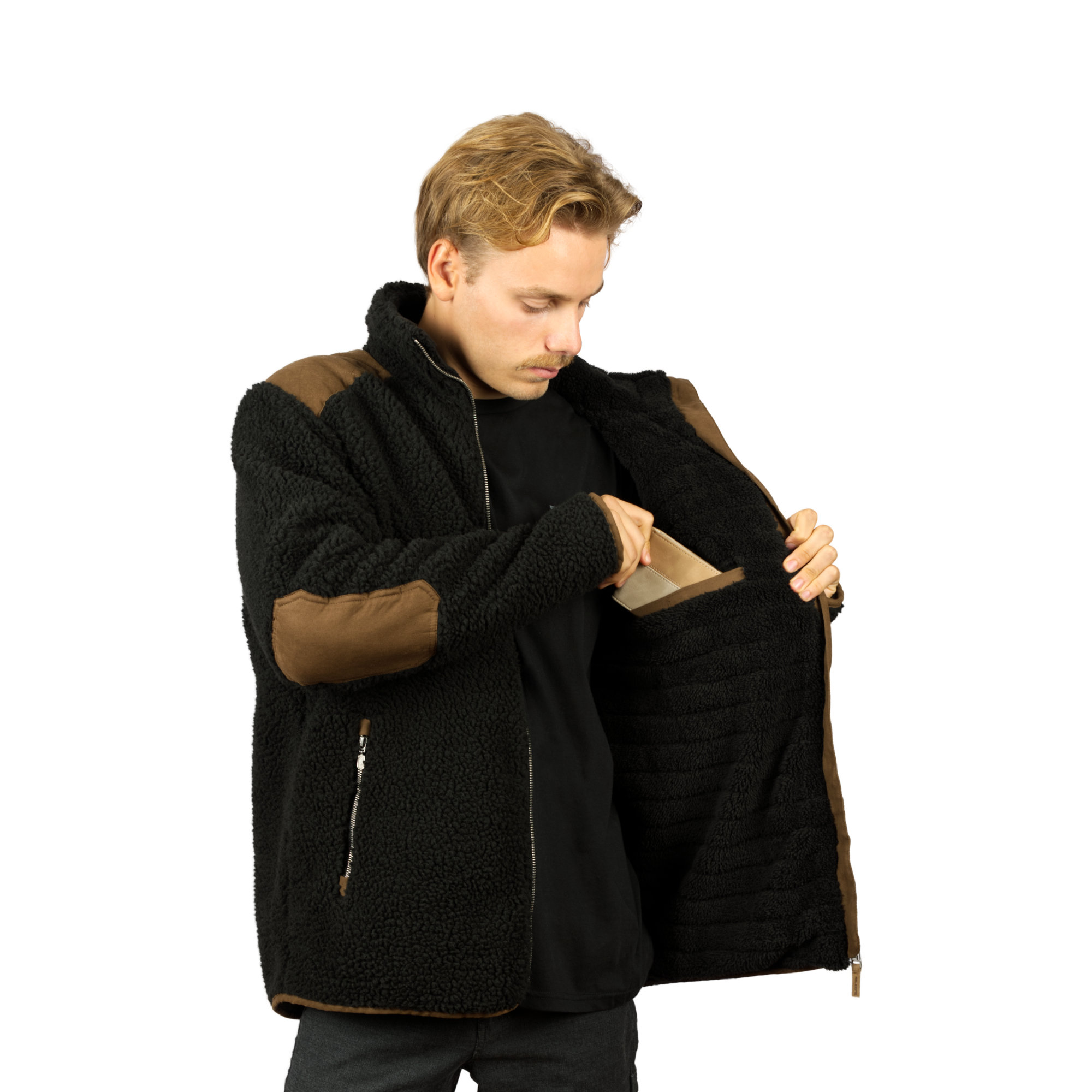 CHAQUETA CHIPORRO LODGE NEGRO HOMBRE FALCONE - 5