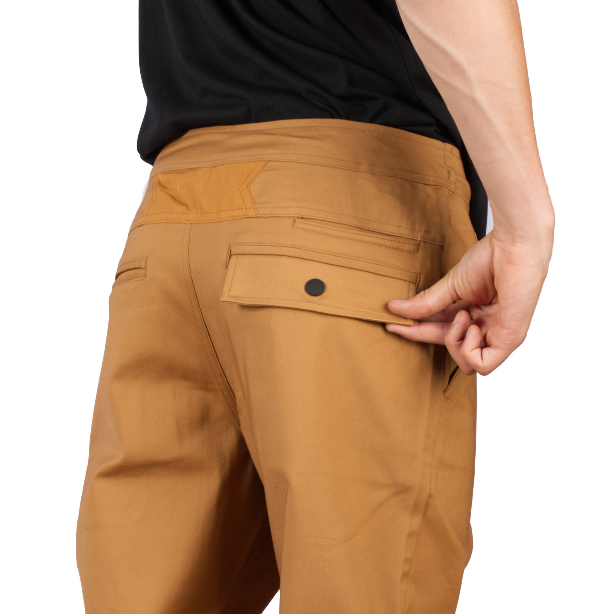 PANTALÓN TRAVELLER CAMEL HOMBRE FALCONE - 4