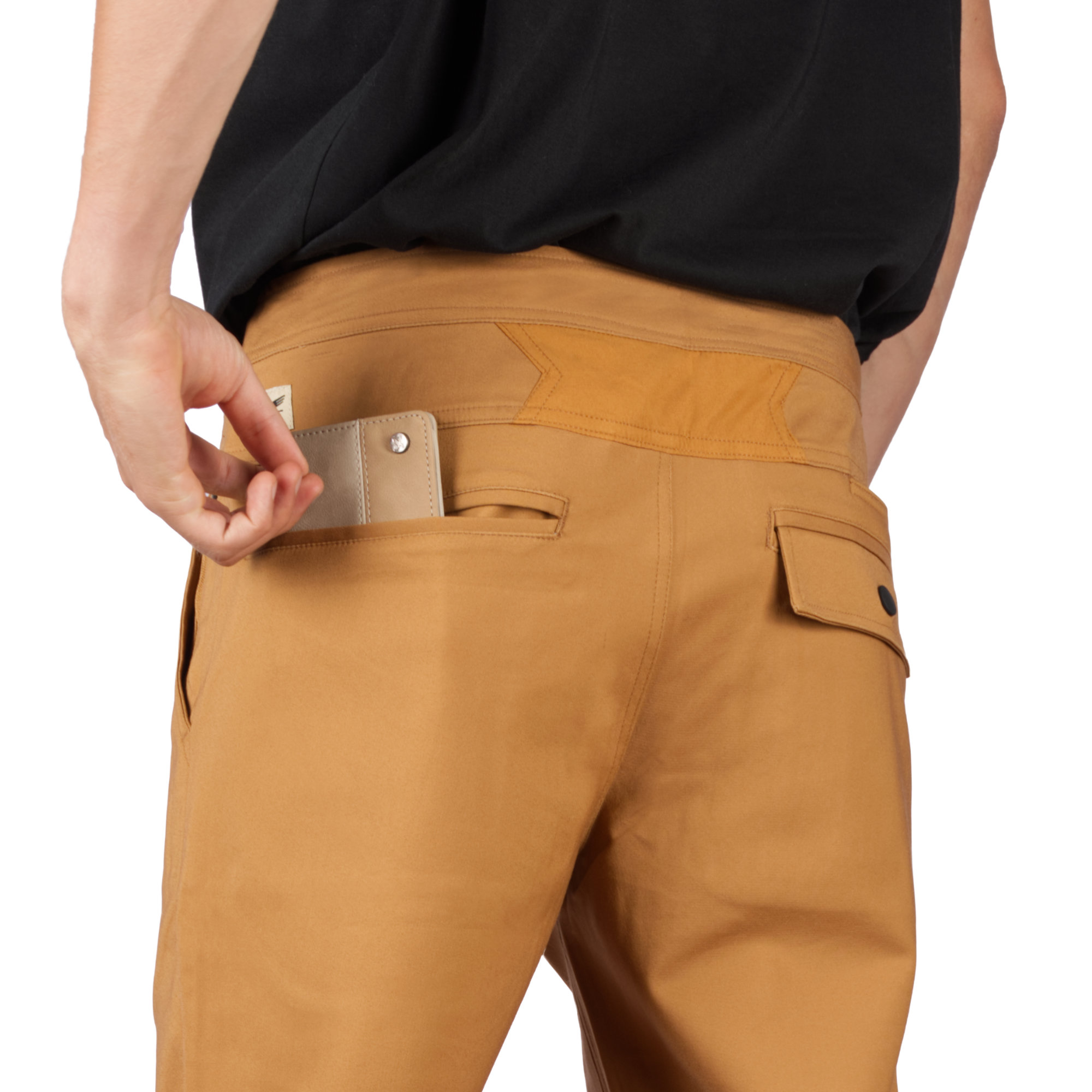 PANTALÓN TRAVELLER CAMEL HOMBRE FALCONE - 5
