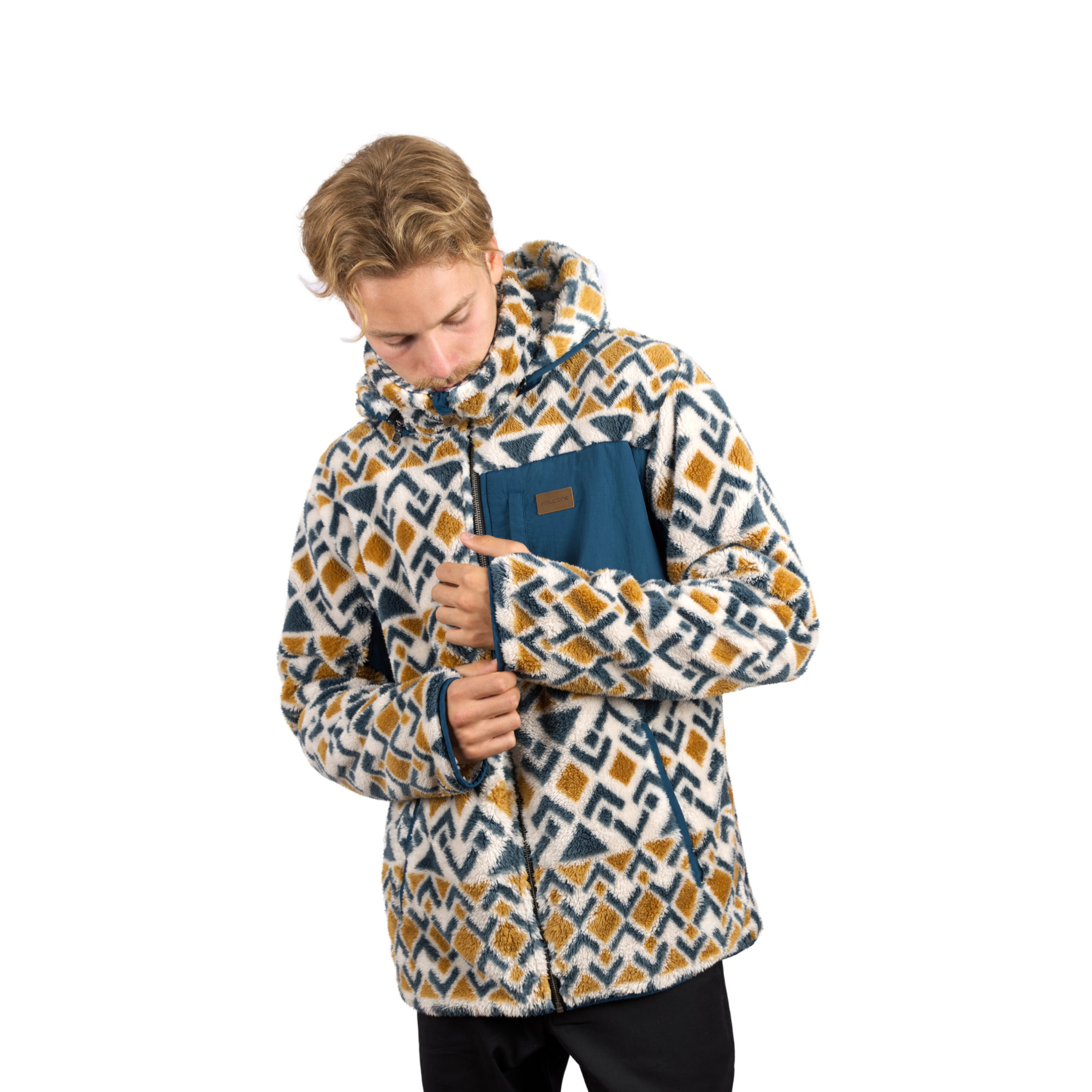 CHAQUETA SHAGGY WAVES PRINT HOMBRE FALCONE - 2