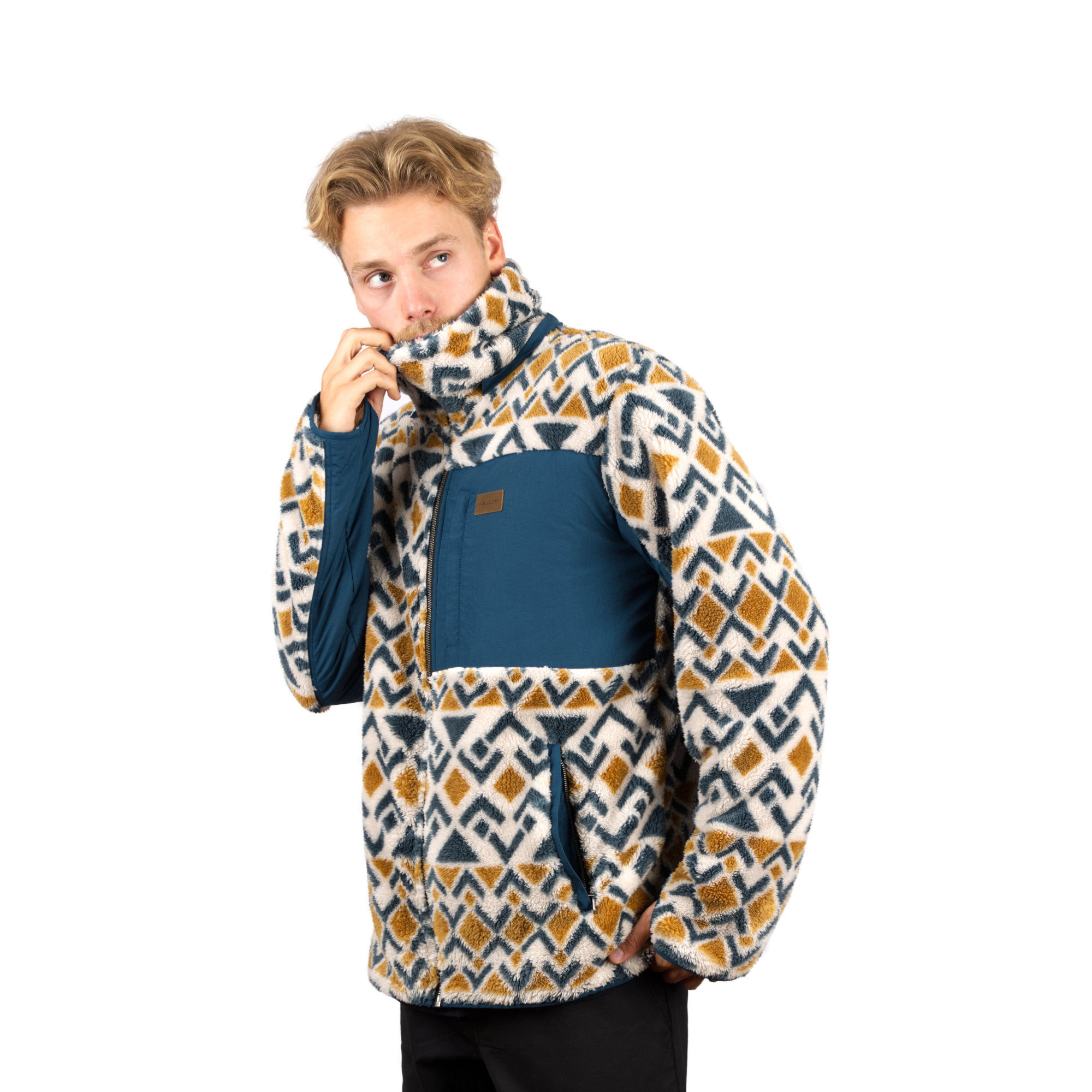 CHAQUETA SHAGGY WAVES PRINT HOMBRE FALCONE - 3