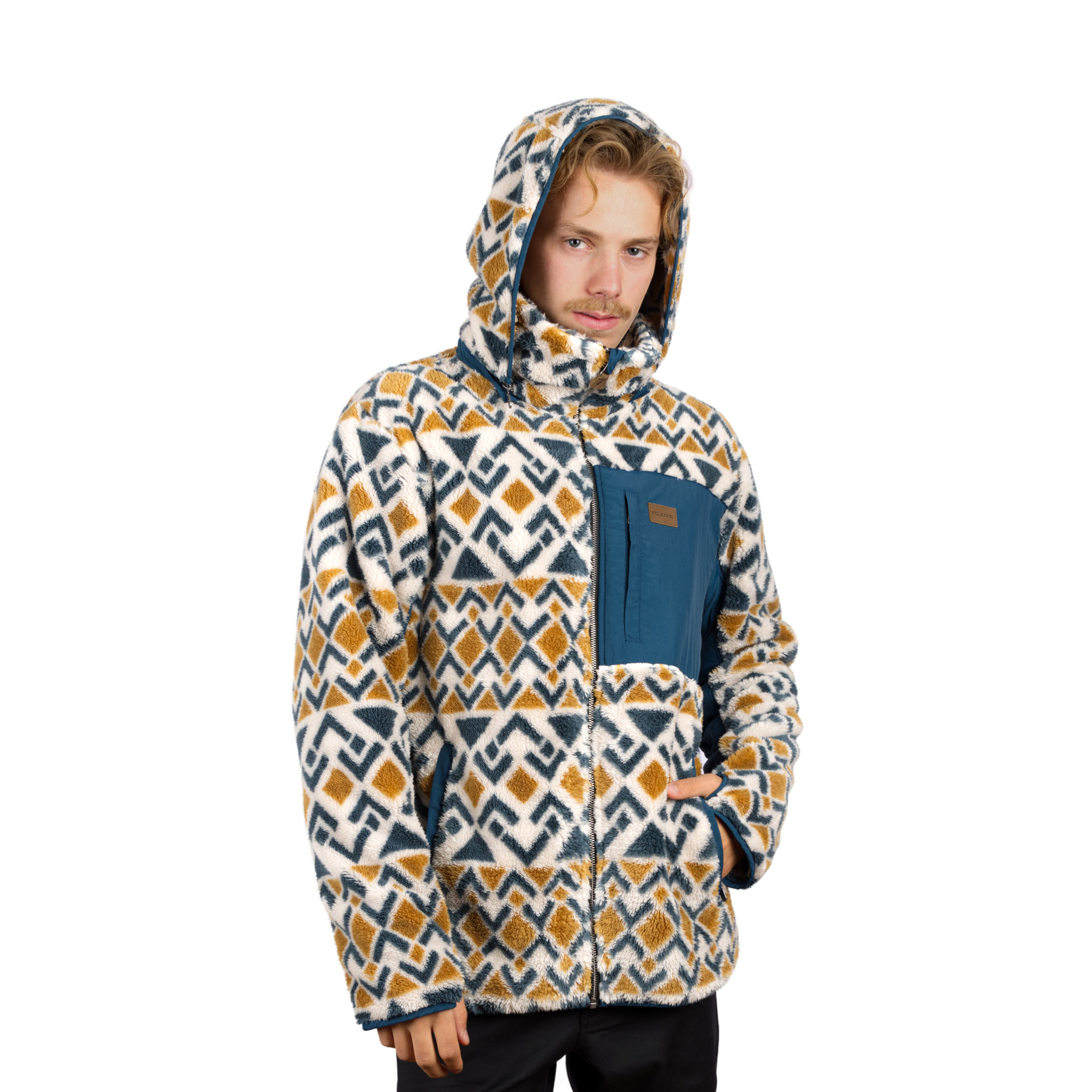 CHAQUETA SHAGGY WAVES PRINT HOMBRE FALCONE - 4