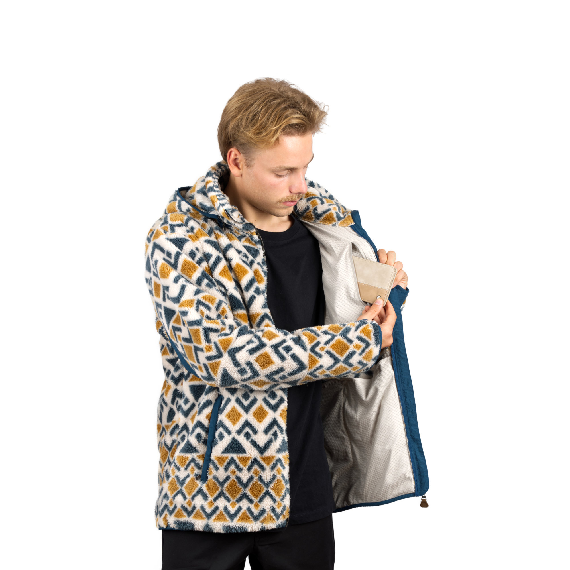 CHAQUETA SHAGGY WAVES PRINT HOMBRE FALCONE - 5