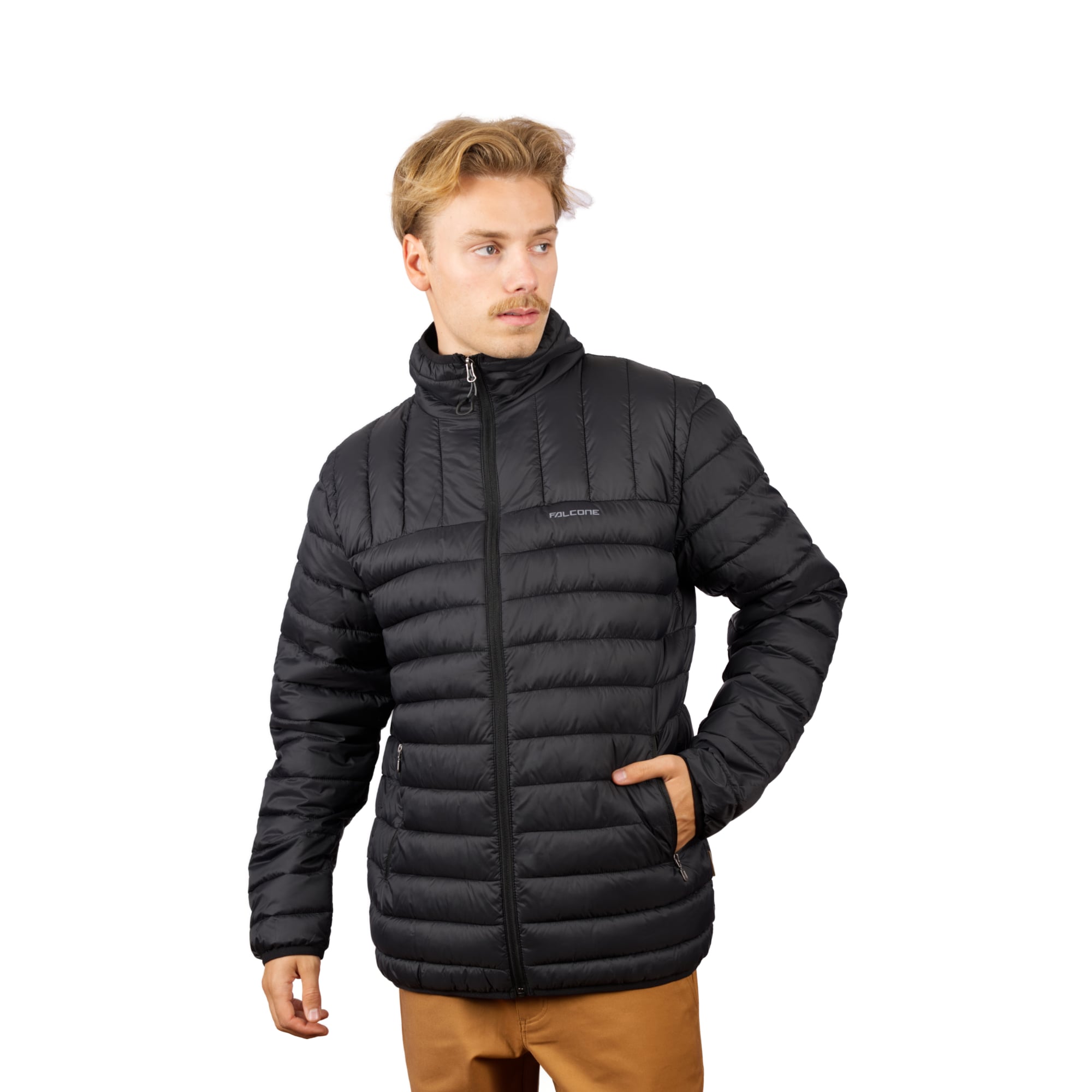 PARKA ANDINA NEGRO HOMBRE FALCONE - 1