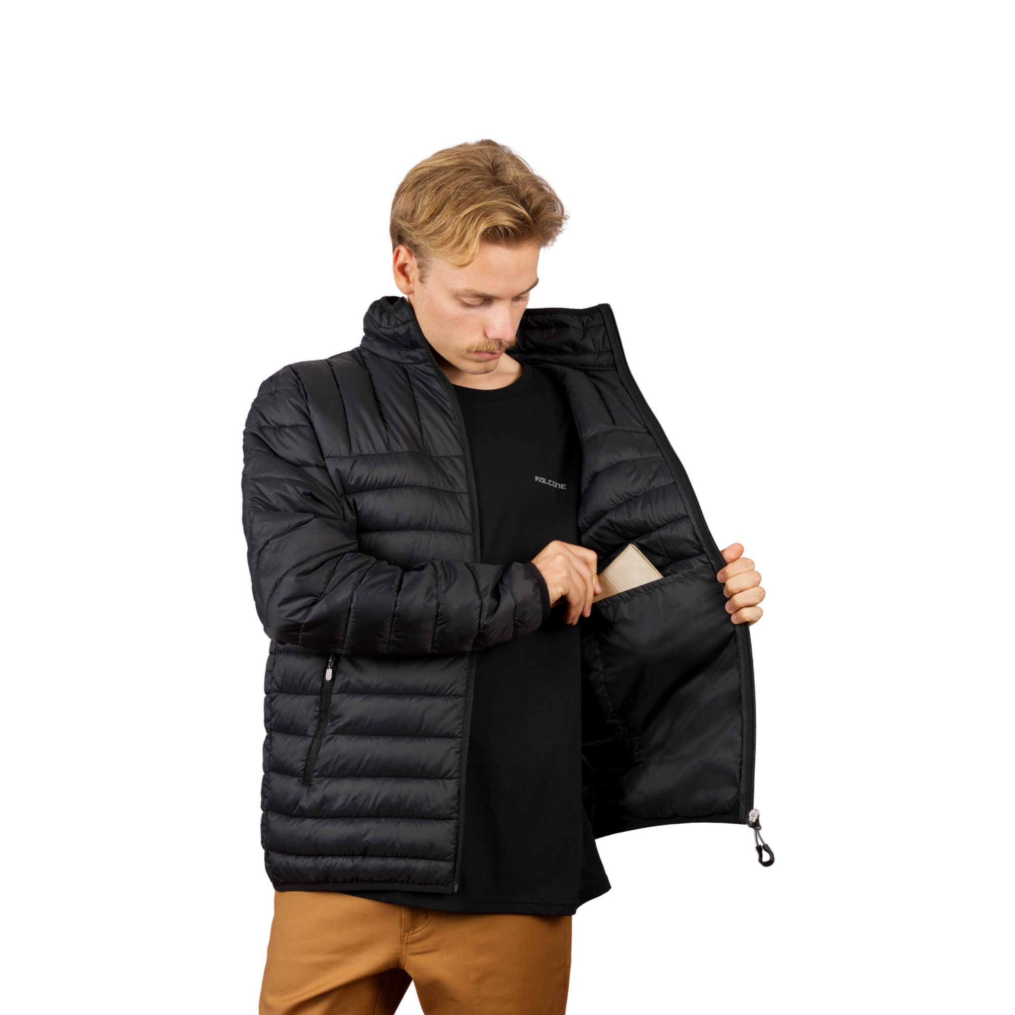 PARKA ANDINA NEGRO HOMBRE FALCONE - 4