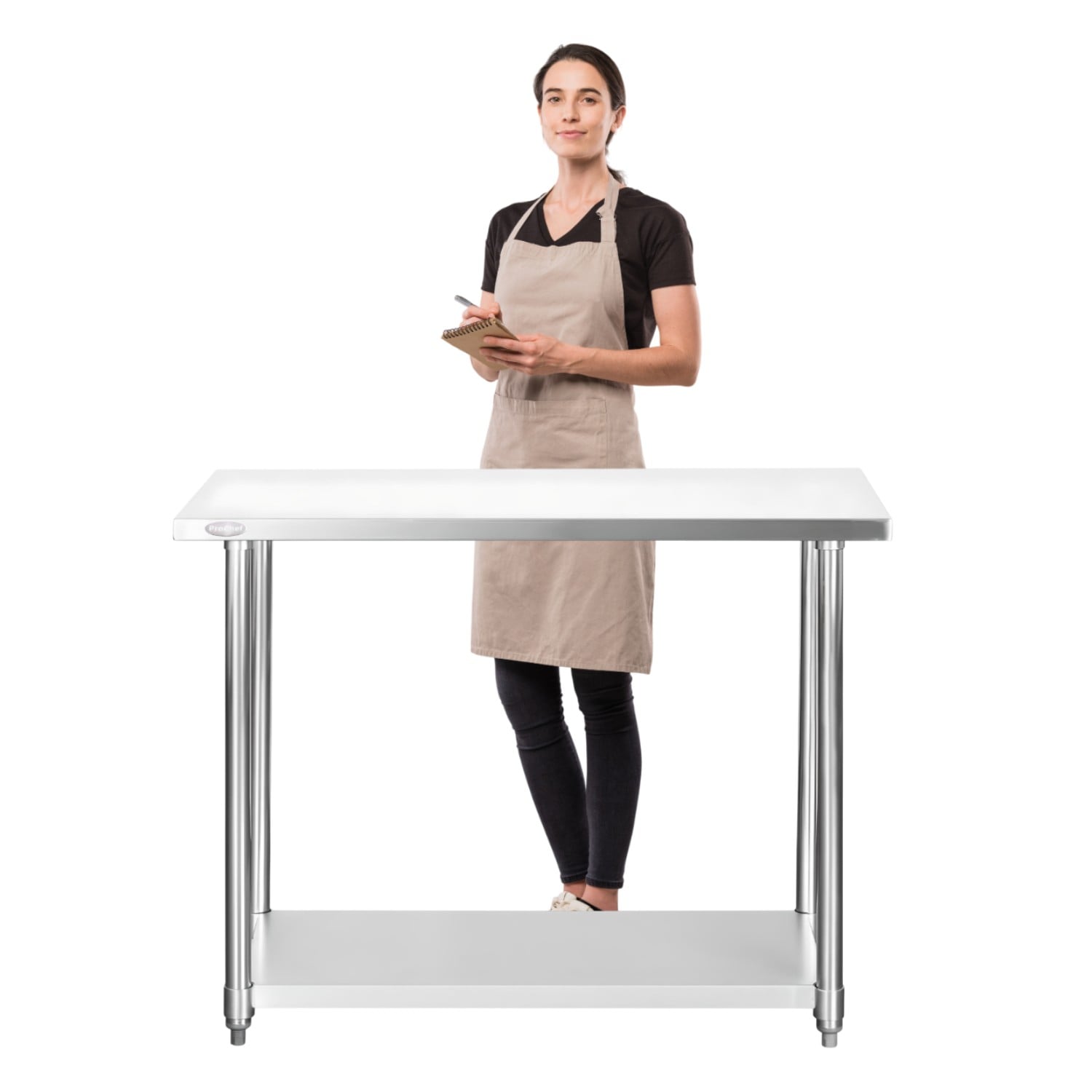 MESON CENTRAL 140X60X85 CM ACERO INOXIDABLE - 2