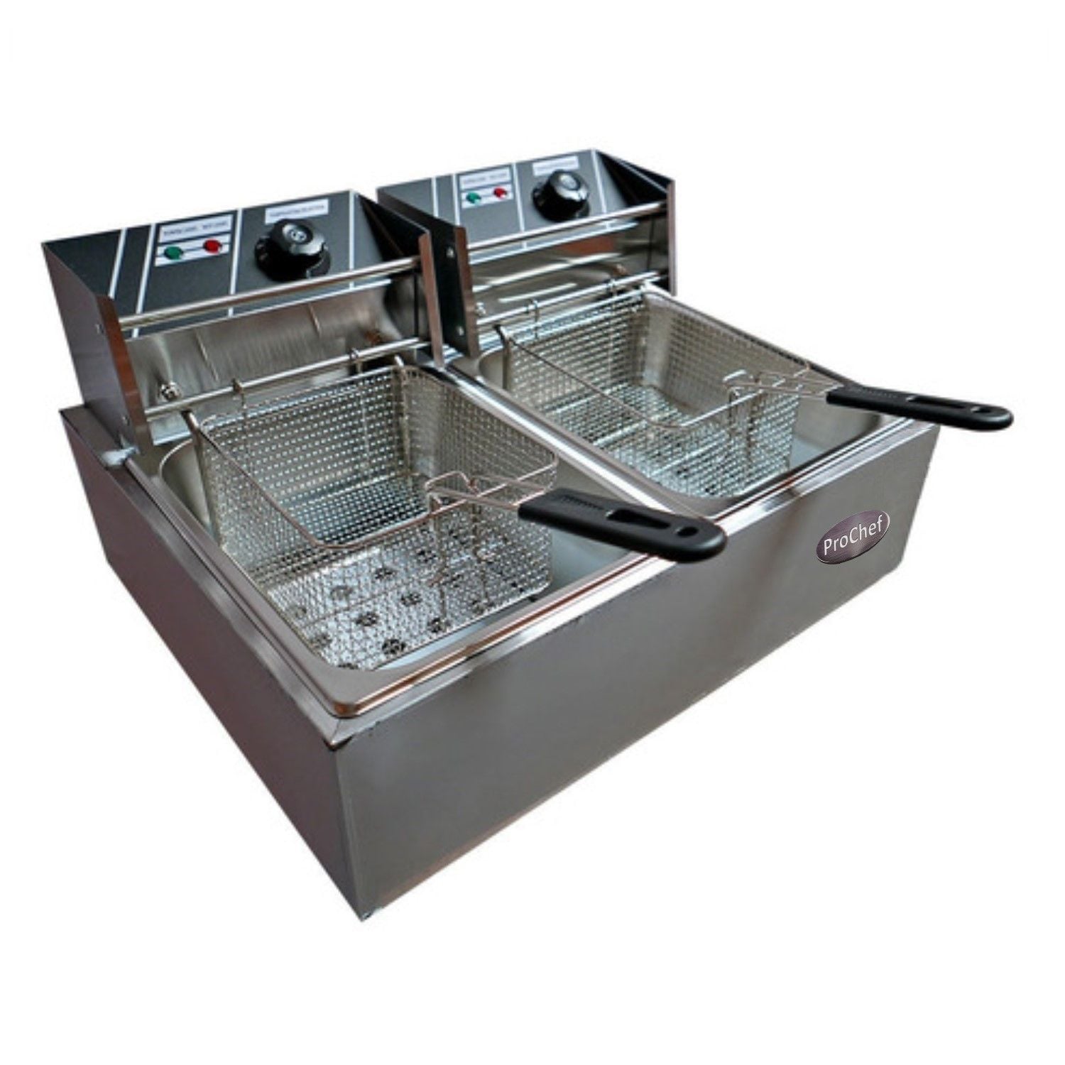 FREIDORA INDUSTRIAL PROCHEF ELECTRICA 2 DEPOSITOS 5.5 L C/U - 2