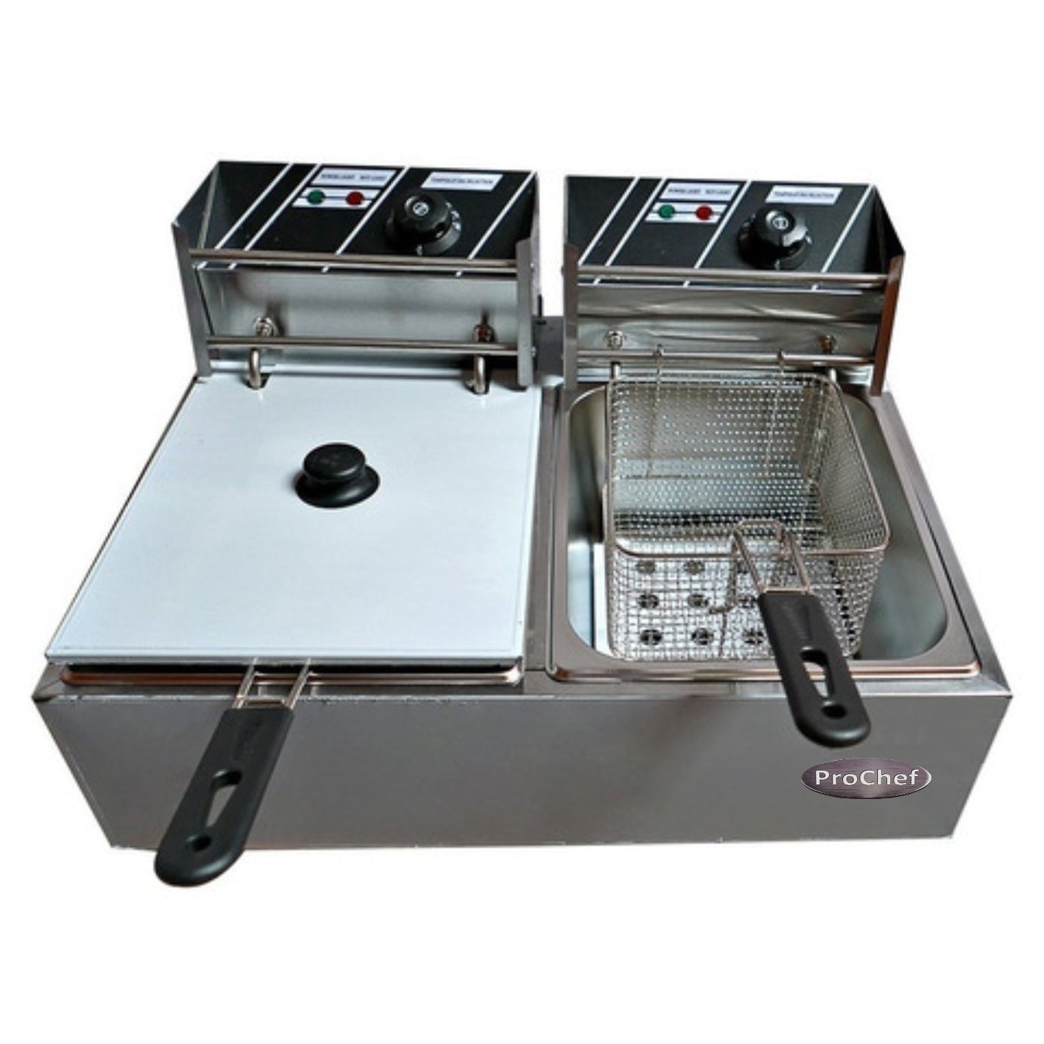 FREIDORA INDUSTRIAL PROCHEF ELECTRICA 2 DEPOSITOS 5.5 L C/U - 3