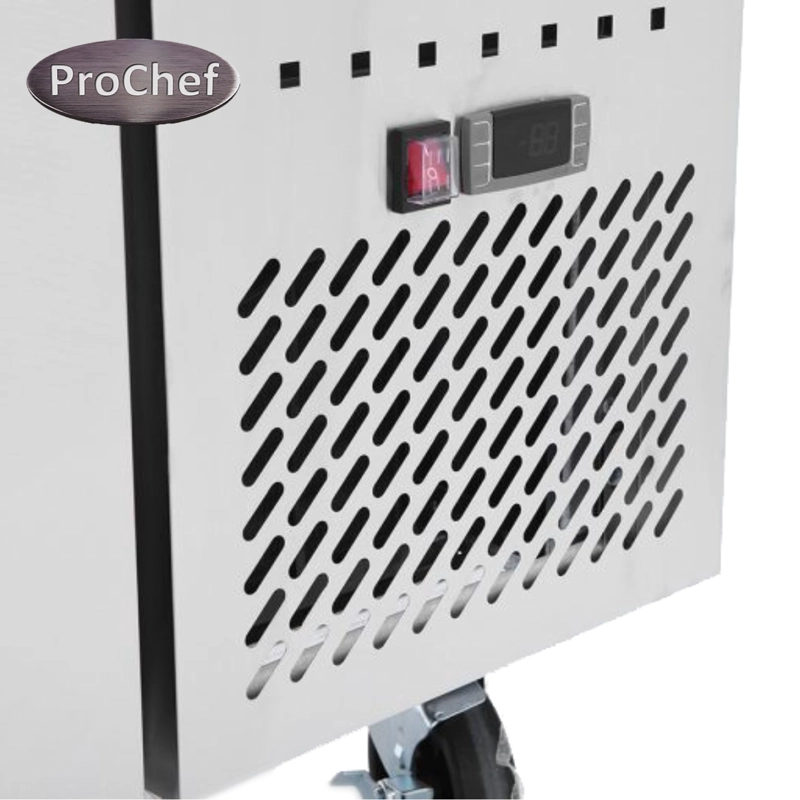 FREEZER INDUSTRIAL PROCHEF 400 L ACERO INOXIDABLE 150 CM MESON REFRIGERADO 2 PUERTAS - 5