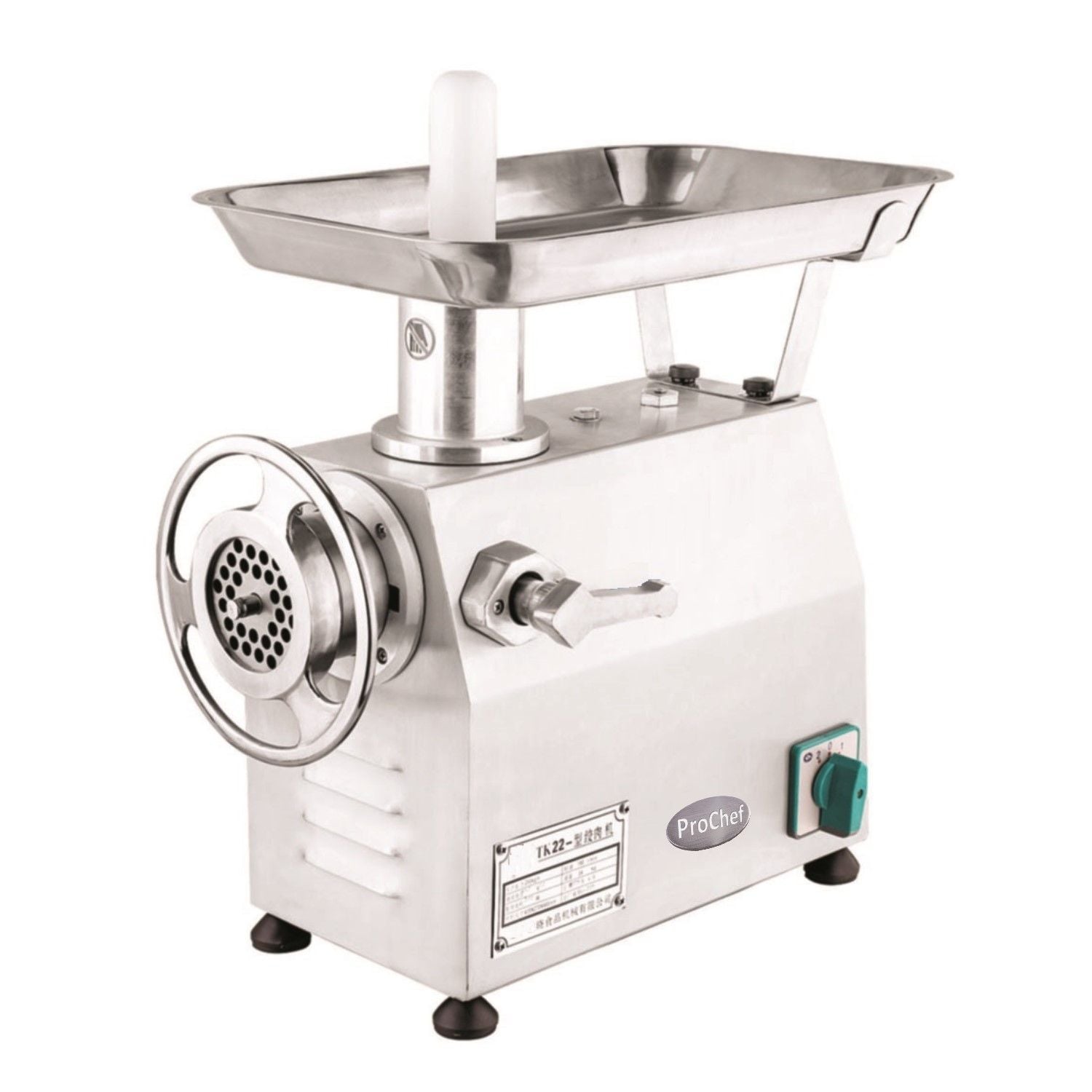 MOLEDORA DE CARNE INDUSTRIAL PROCHEF 22 KG. 250 KG/HORA - 1