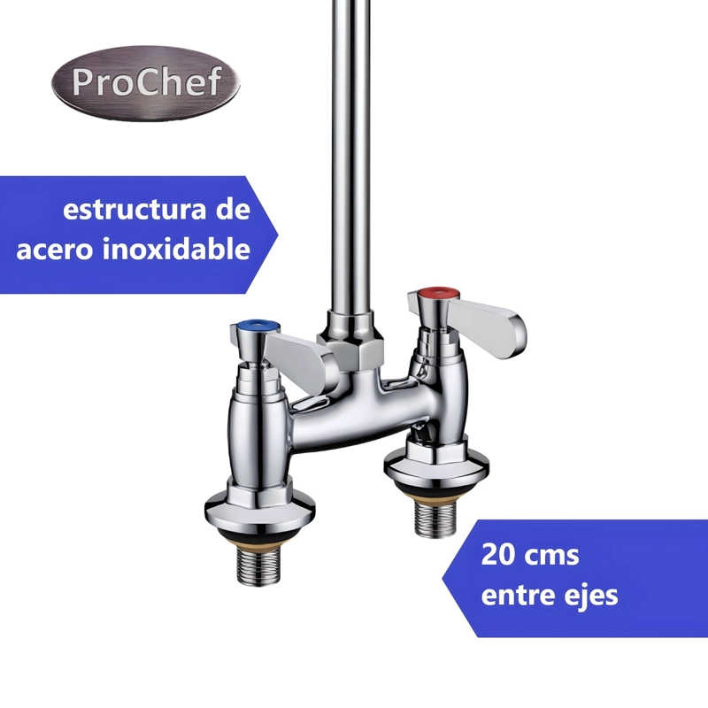 LLAVE PROCHEF PRE LAVADO PRE WASH ACERO INOXIDABLE ALTA PRESION - 3