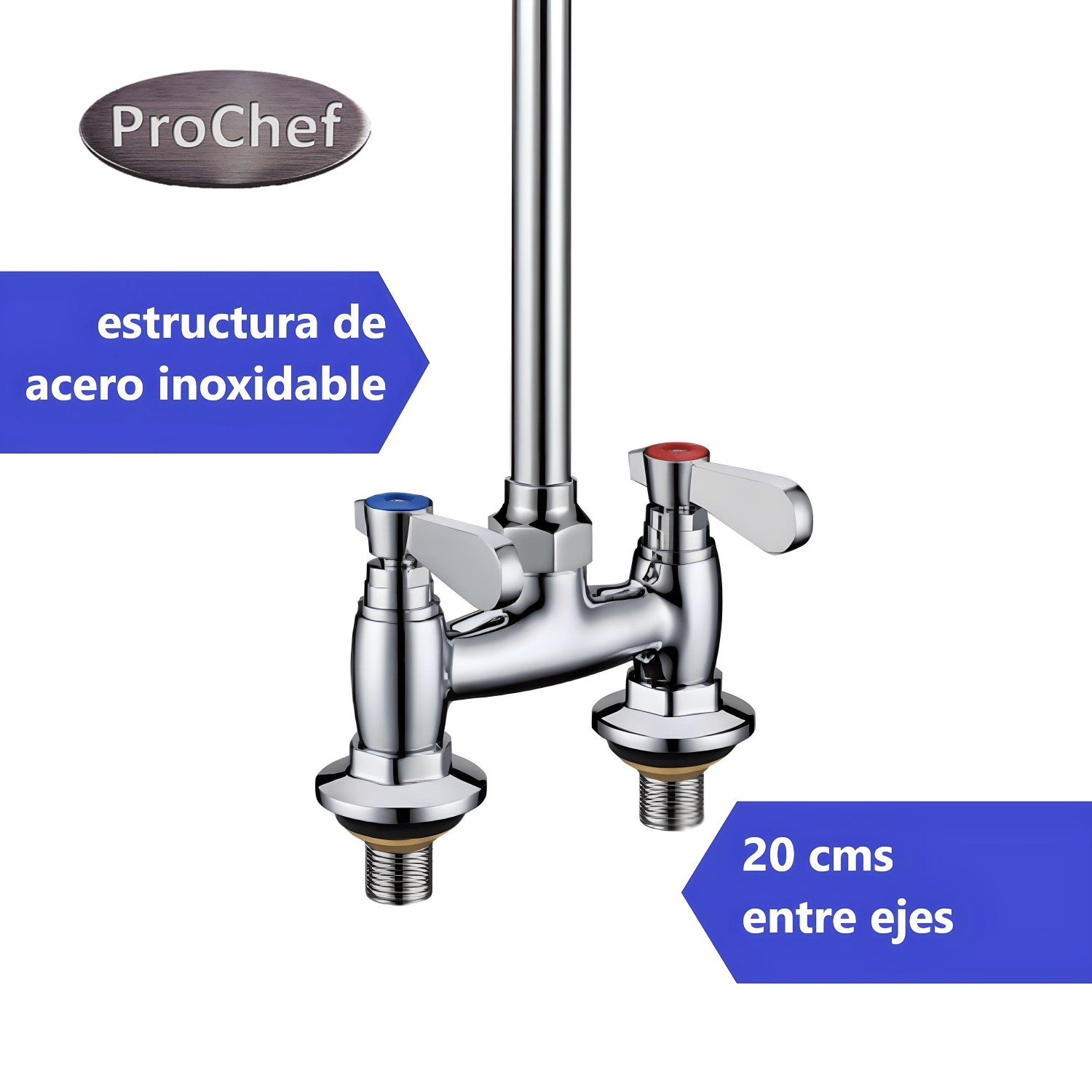LLAVE PROCHEF PRE LAVADO PRE WASH ACERO INOXIDABLE ALTA PRESION - 3