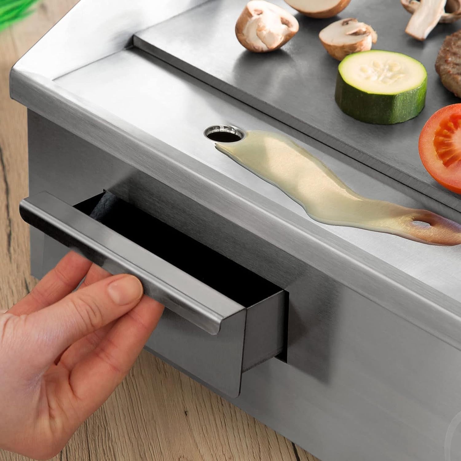 PLANCHA PROCHEF CHURRASQUERA ELECTRICA 55 X 35 CM. AC INOX - 4