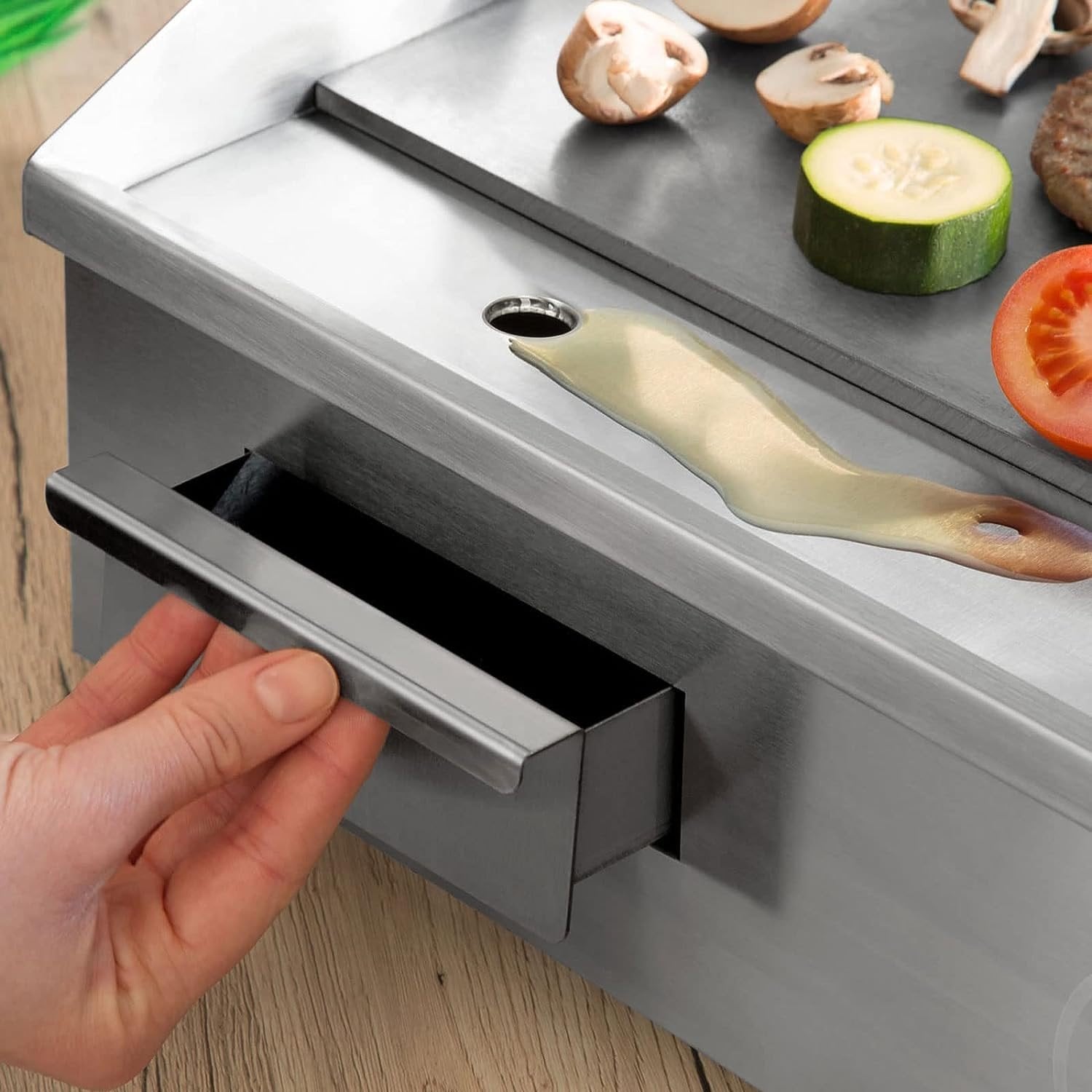 PLANCHA PROCHEF CHURRASQUERA ELECTRICA 73X50 CM INOX EG820 - 4