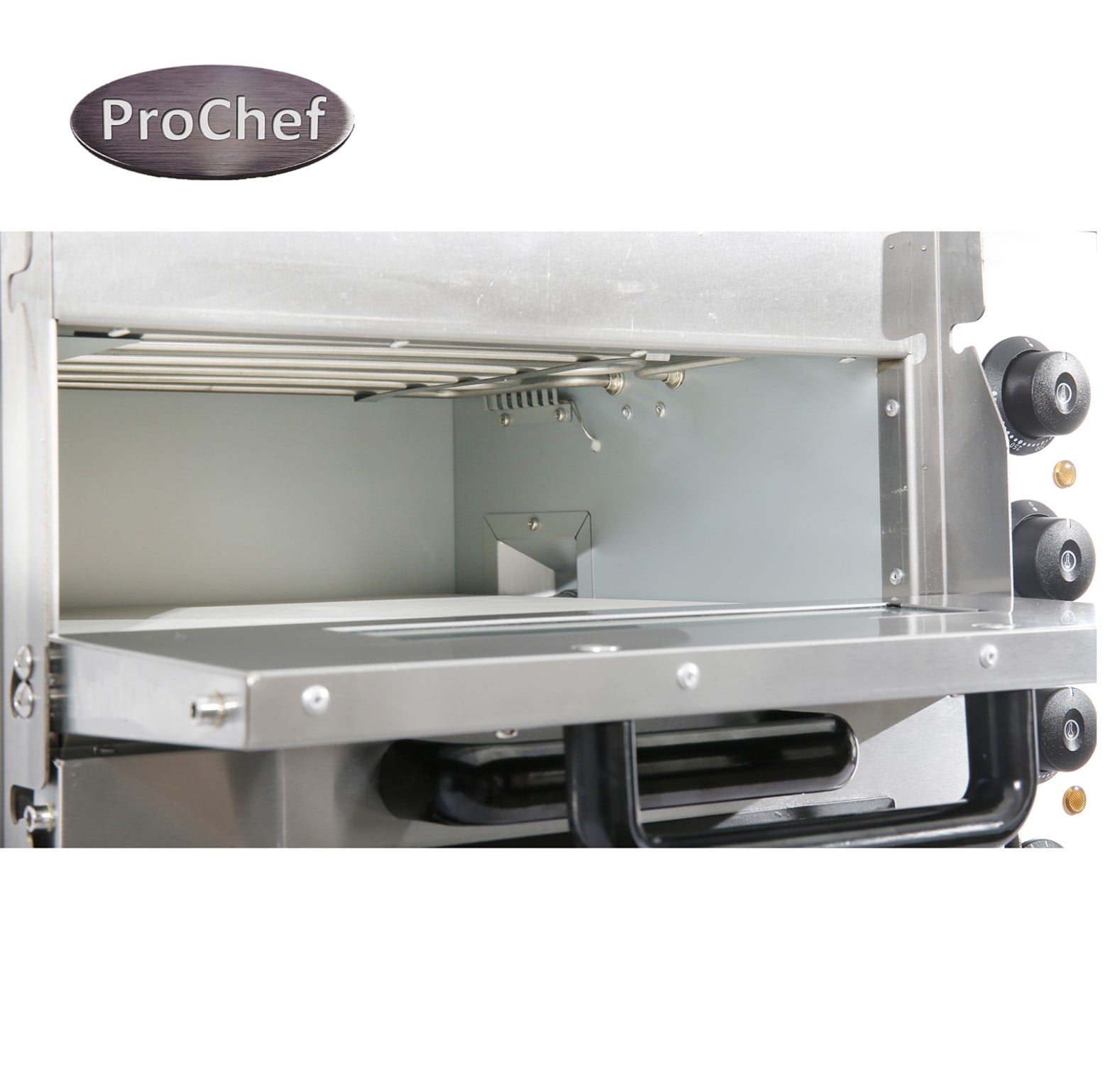 HORNO INDUSTRIAL PROCHEF 40 X 40 CM PIZZERO ELECTRICO 2 CAMARAS - 4