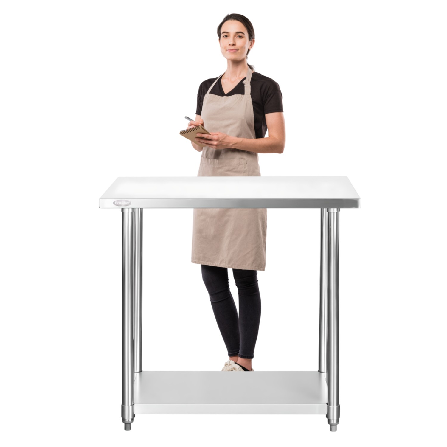 MESON CENTRAL PROCHEF 90X60X85 CM ACERO INOXIDABLE - 2