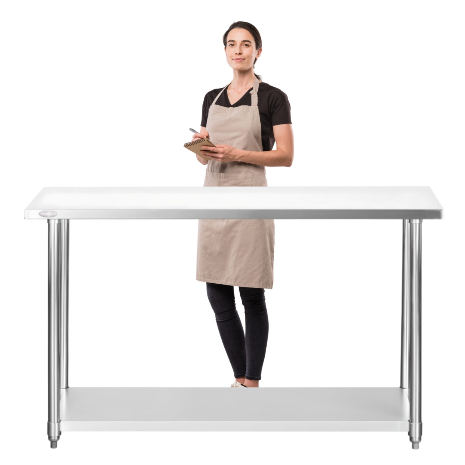 MESON CENTRAL 180X60X85 CM ACERO INOXIDABLE - 2