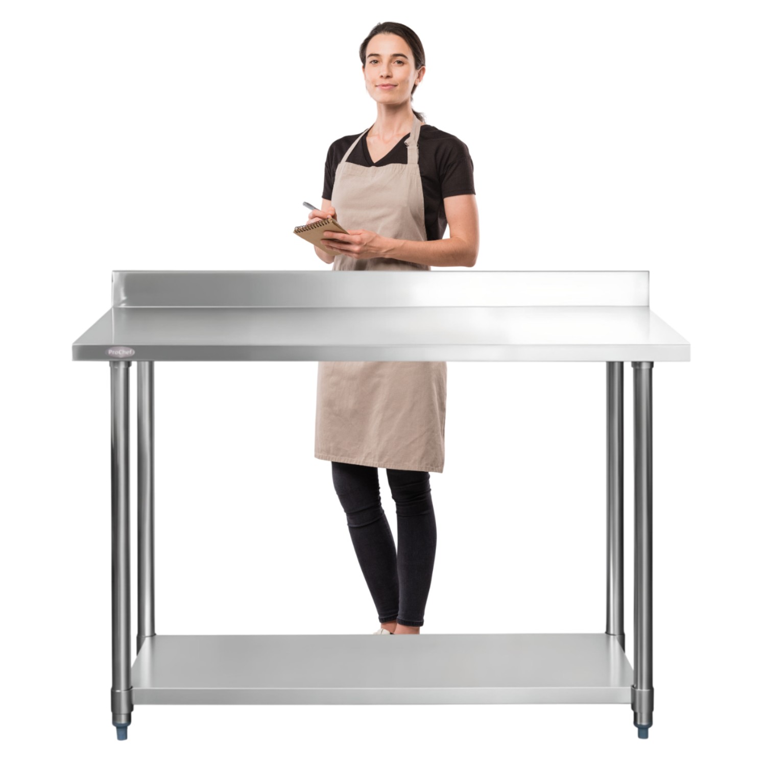 MESON MURAL PROCHEF 180X60X85 CM ACERO INOXIDABLE - 2
