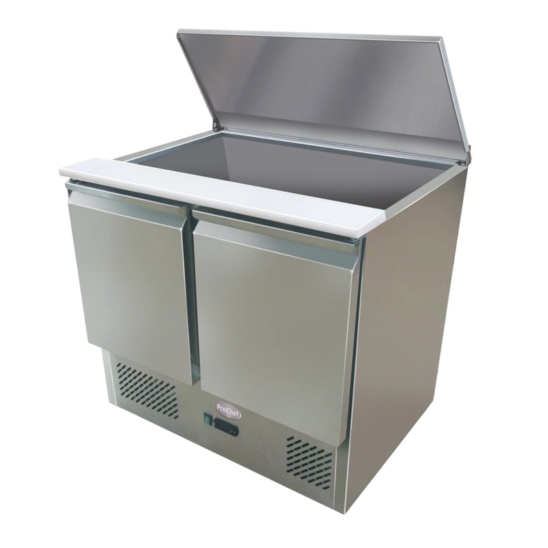FREEZER INDUSTRIAL PROCHEF MESON REFRIGERADO SALADETTE 90 CM. 300 LT. AC.INOX ESL3800 ESTÁTICO - 5