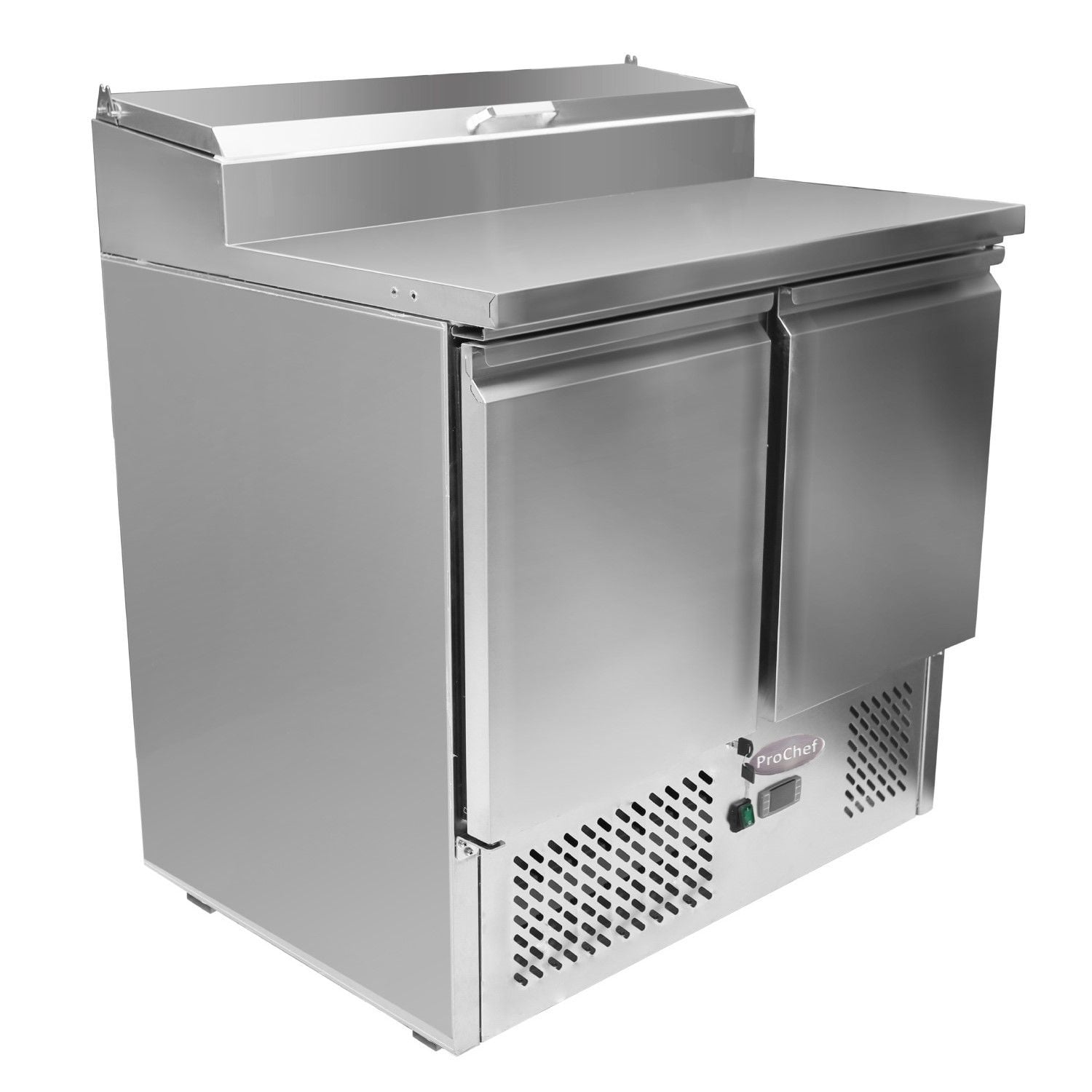 FREEZER INDUSTRIAL PROCHEF MESON REFRIGERADO PIZZERO 90 CM. 300 LT. AC. INOX. ESL3832 ESTÁTICO - 4
