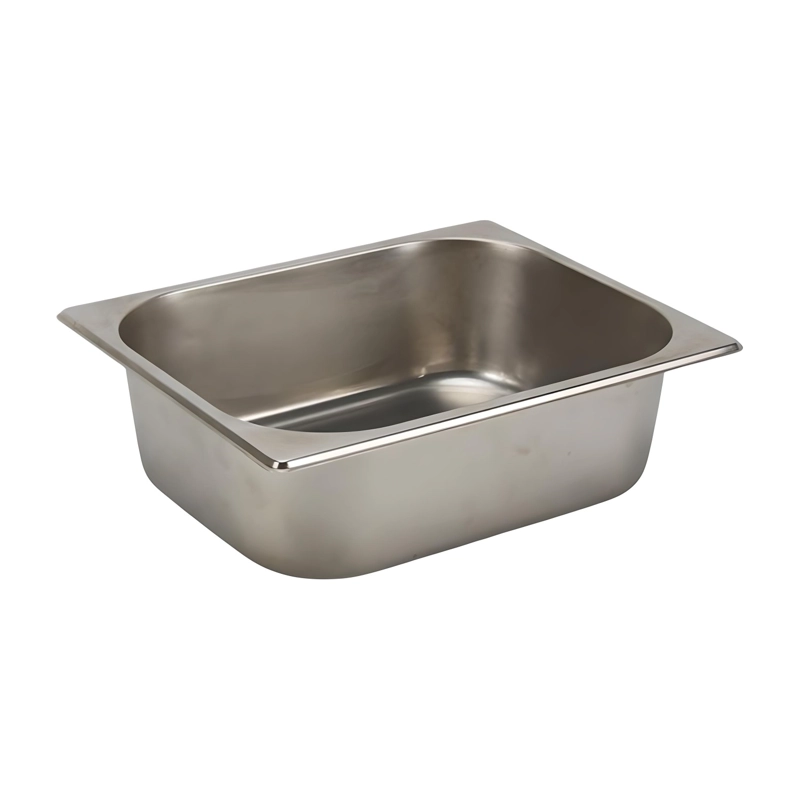 DEPOSITO GASTRONOMICO GN 1/2 X 100 MM ACERO INOX. PACK 6 UN. - 2