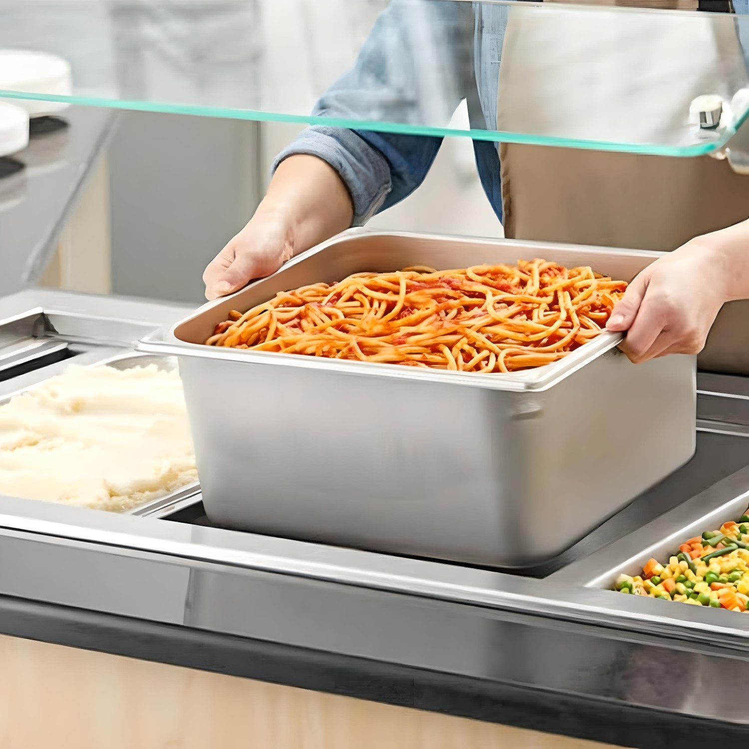 DEPOSITO GASTRONOMICO GN 1/2 X 150 MM ACERO INOX. PACK 6 UN. - 3