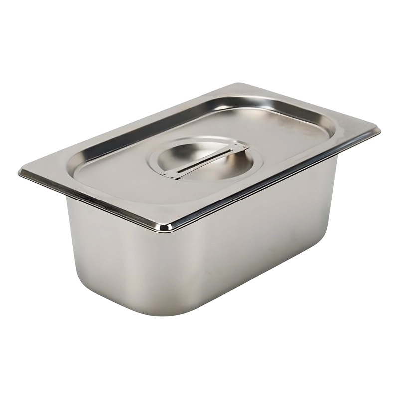 TAPA GASTRONOMICA GN 1/4 ACERO INOX. PACK 6 UNIDADES - 4