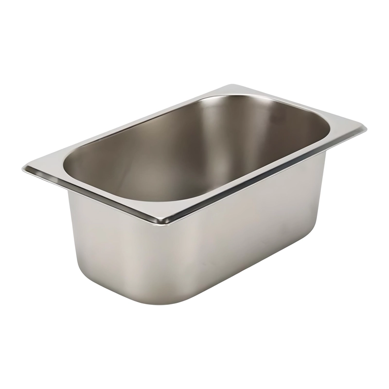 DEPOSITO GASTRONOMICO GN 1/4 X 100 MM ACERO INOX. PACK 6 UN. - 2