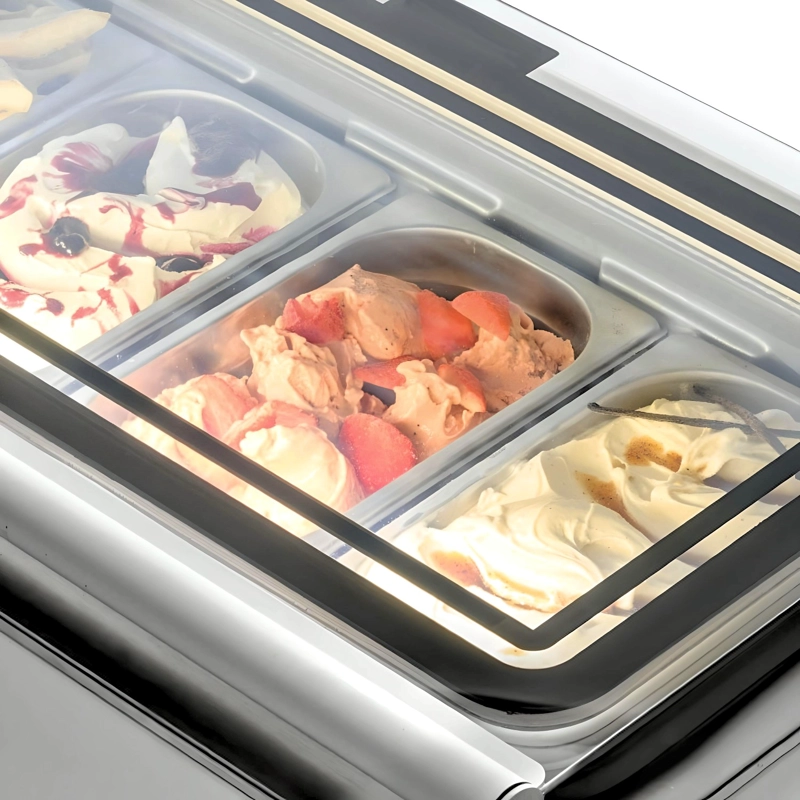 DEPOSITO GASTRONOMICO GN 1/4 X 100 MM ACERO INOX. PACK 6 UN. - 4