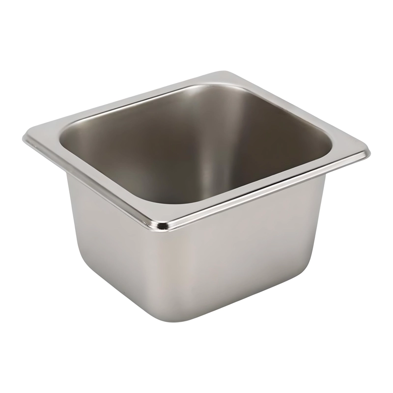 DEPOSITO GASTRONOMICO GN 1/6 X 100 MM ACERO INOX. PACK 6 UN. - 2