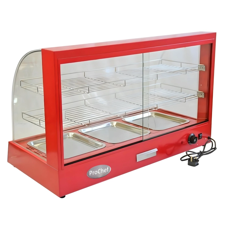VITRINA PROCHEF 95 CM MANTENEDORA CALOR 130L - 4
