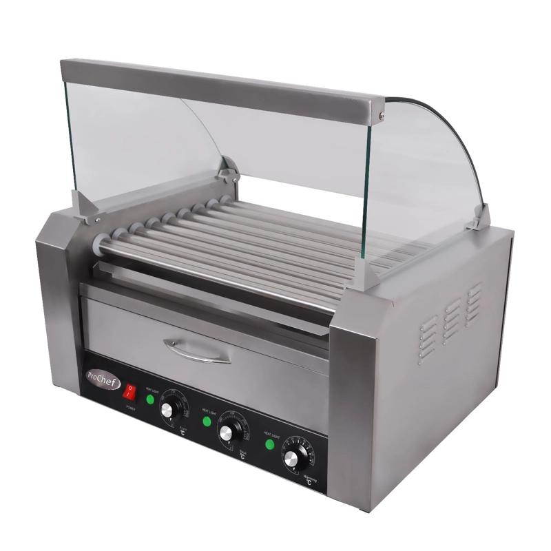 ROLLER PROCHEF HOT DOGS 9 RODILLOS MANTENEDOR PAN - 1