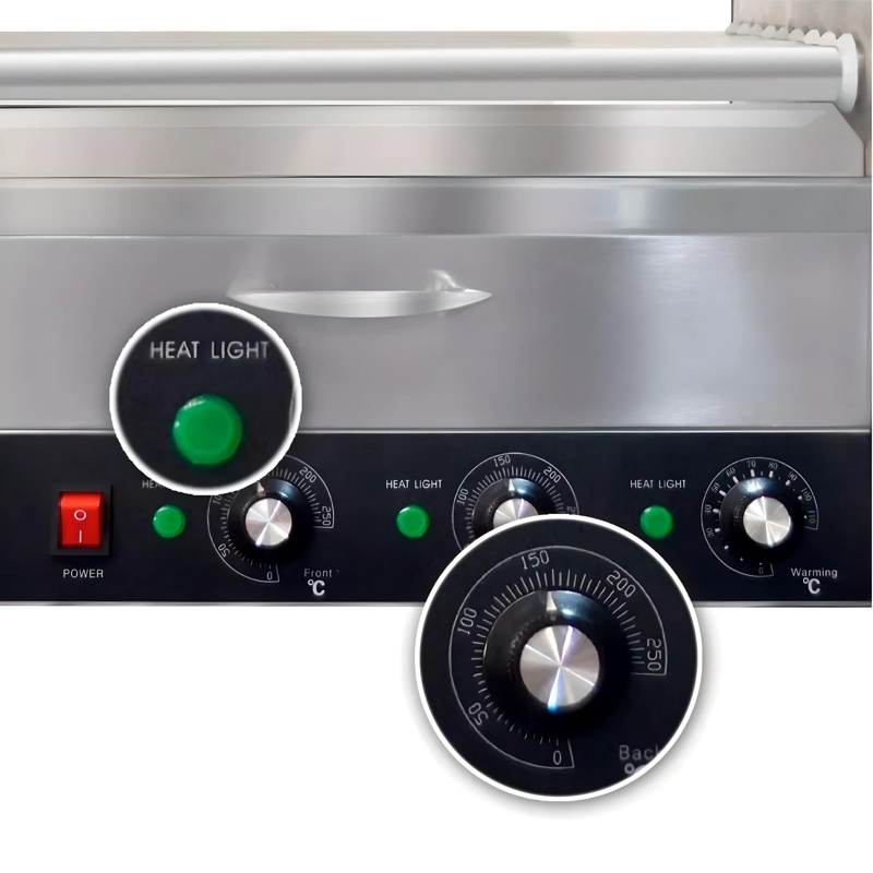 ROLLER PROCHEF HOT DOGS 9 RODILLOS MANTENEDOR PAN - 6