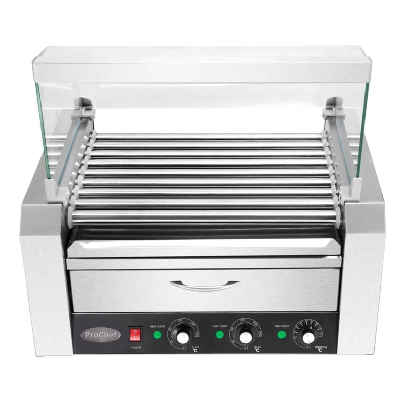 ROLLER PROCHEF HOT DOGS 9 RODILLOS MANTENEDOR PAN - 7
