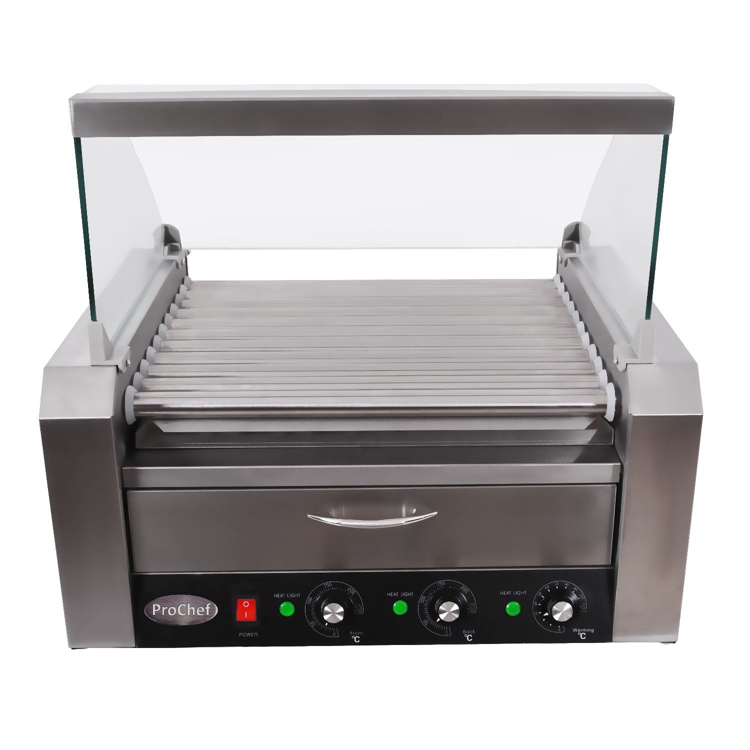 ROLLER PROCHEF HOT DOGS 11 RODILLOS MANTENEDOR PAN - 2