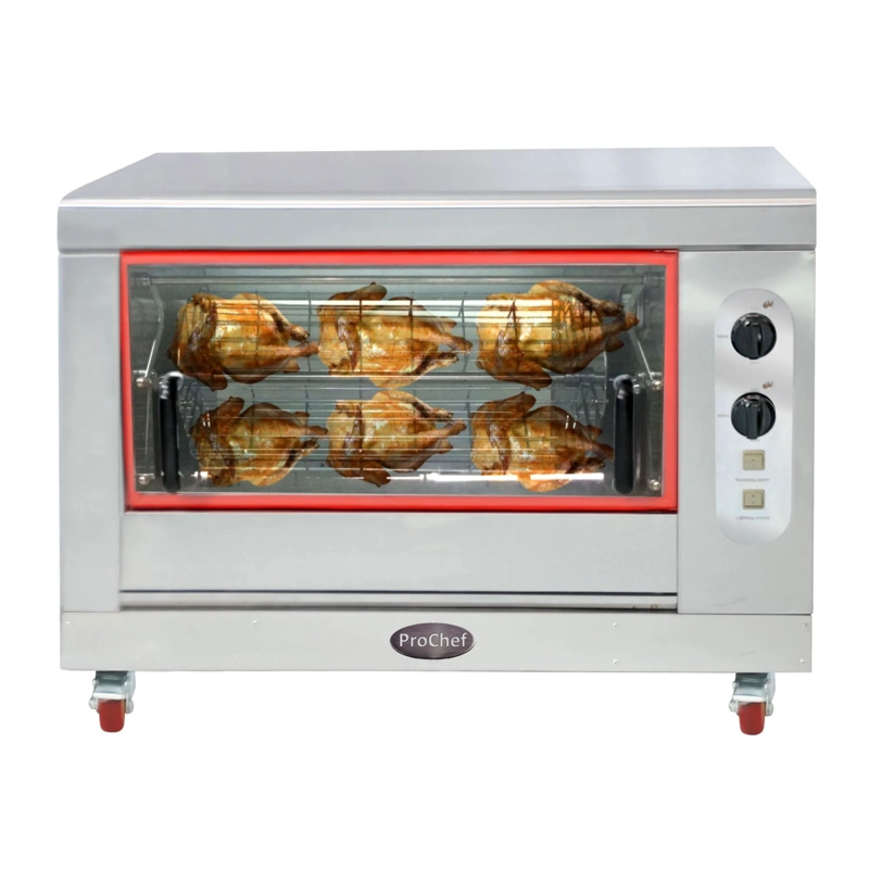 ASADOR DE POLLOS ROTATORIO ELECTRICO EB-266 - 1