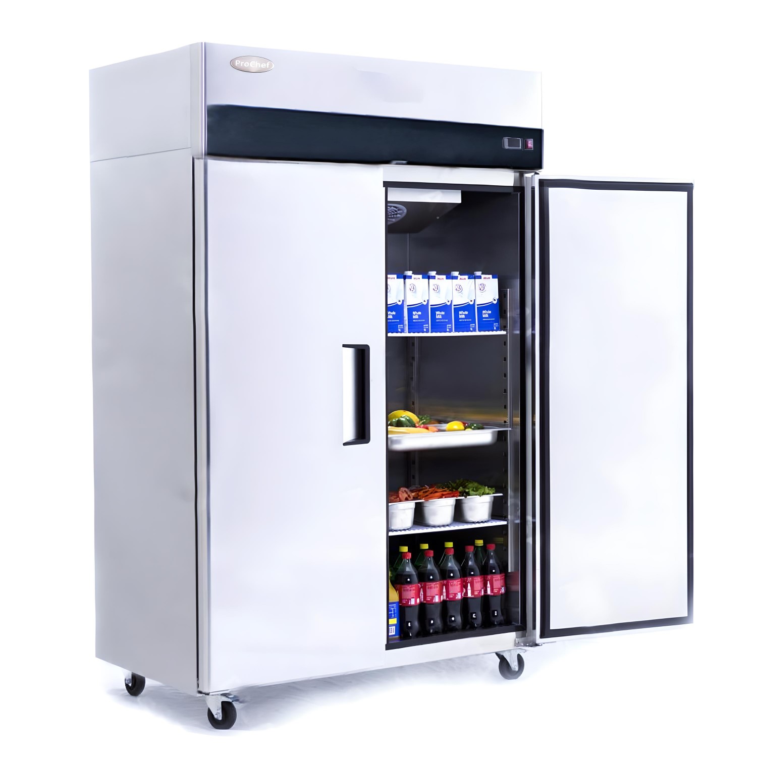 FREEZER INDUSTRIAL PROCHEF 900 L ACERO INOXIDABLE REFRIGERADOR -5 A 5°C - 4