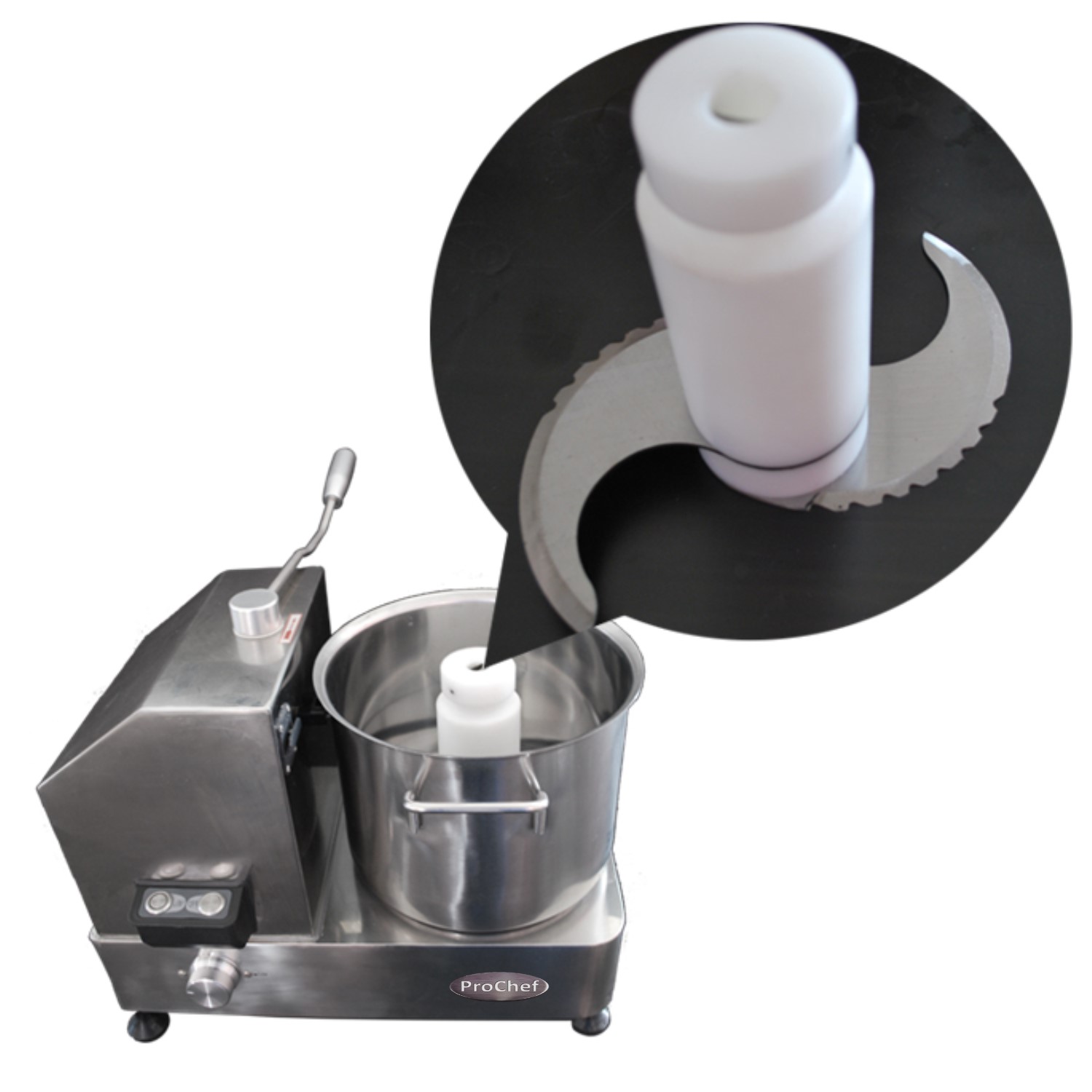 PROCESADOR PROCHEF HR-6 6 L ACERO INOXIDABLE 1800 WATTS ALIMENTOS - 9