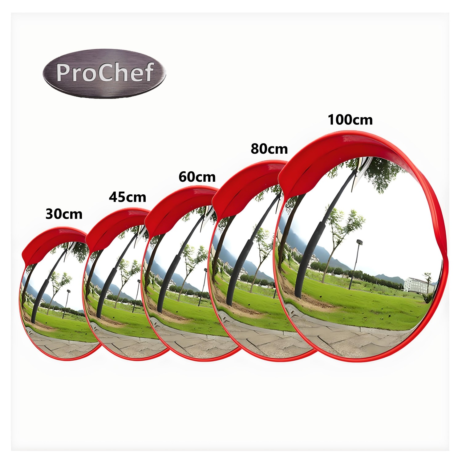 ESPEJO PROCHEF 100 CMS. CURVO CONVEXO POSTE - 9