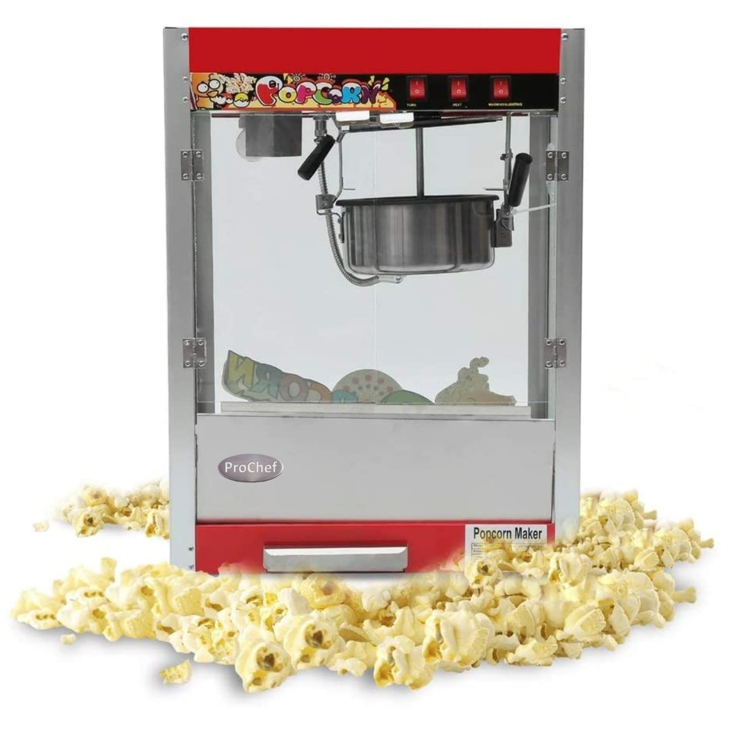 MAQUINA CABRITAS PROCHEF 801 1400 WATTS O POP CORN - 2