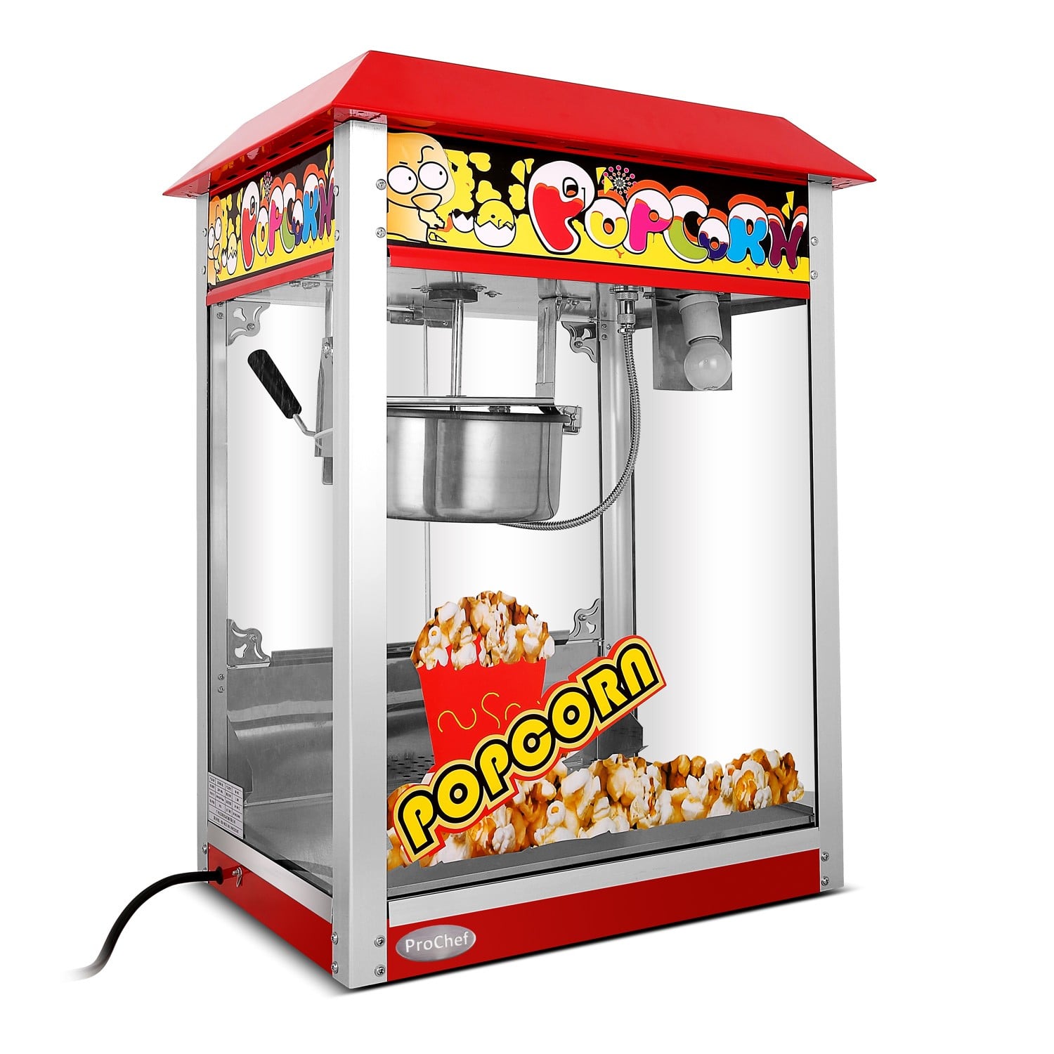 MAQUINA CABRITAS PROCHEF 802 1400 WATTS O POP CORN - 2