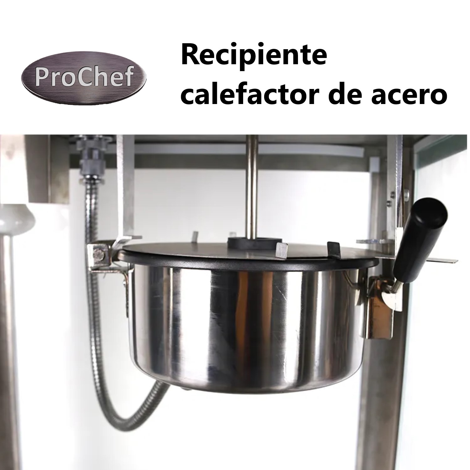 MAQUINA CABRITAS PROCHEF 802 1400 WATTS O POP CORN - 7