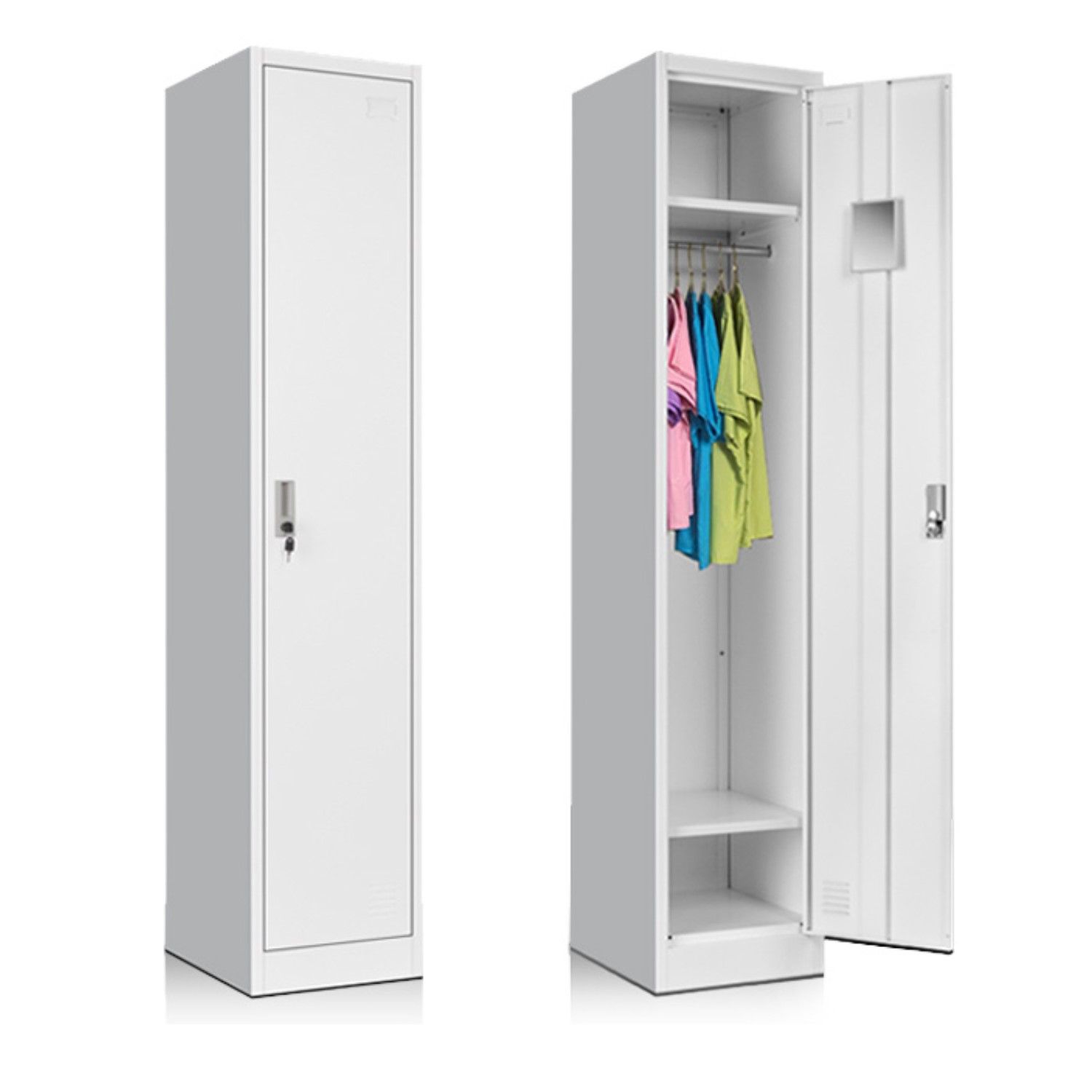 LOCKER PROCHEF ACERO 1 PUERTA GRIS CASILLERO METALICO 1 CUERPO - 7