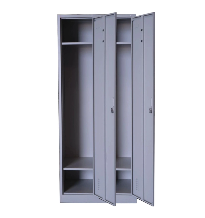 LOCKER PROCHEF ACERO 2 PUERTAS GRIS CASILLERO METALICO 2 CUERPOS - 7